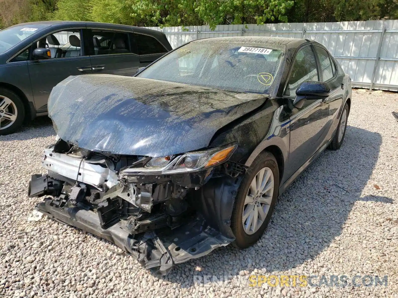 2 Photograph of a damaged car 4T1B11HK0KU252632 TOYOTA CAMRY 2019