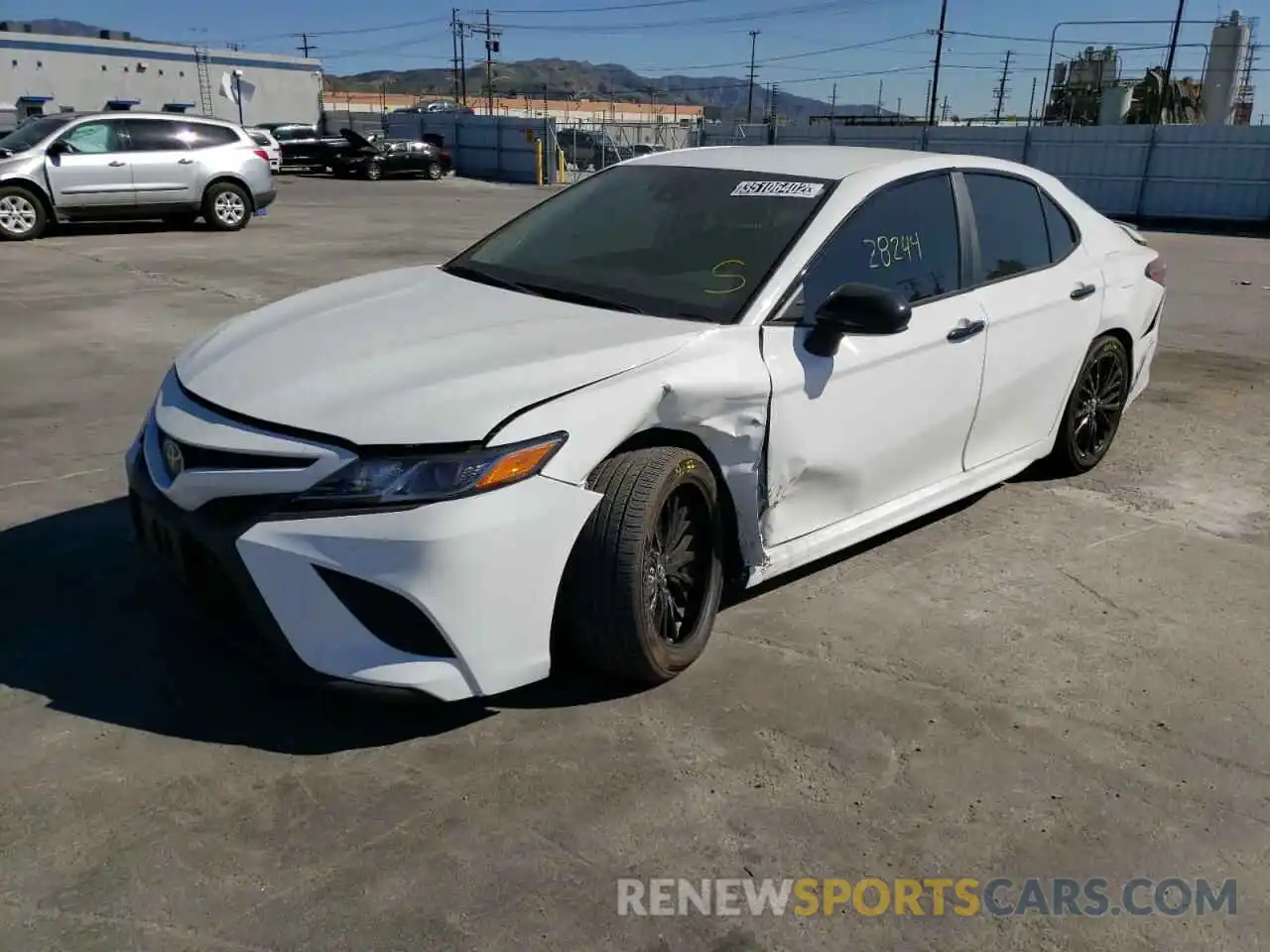 2 Photograph of a damaged car 4T1B11HK0KU252825 TOYOTA CAMRY 2019