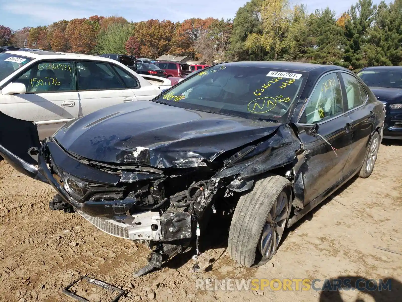 2 Фотография поврежденного автомобиля 4T1B11HK0KU253599 TOYOTA CAMRY 2019