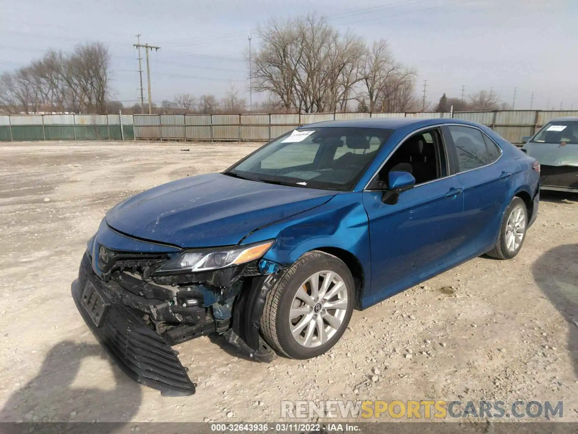 2 Photograph of a damaged car 4T1B11HK0KU255871 TOYOTA CAMRY 2019