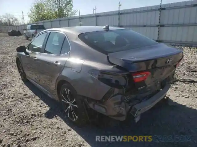 3 Photograph of a damaged car 4T1B11HK0KU256020 TOYOTA CAMRY 2019