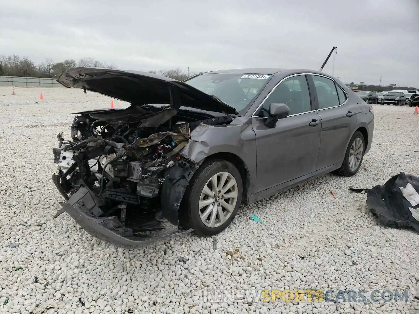 2 Photograph of a damaged car 4T1B11HK0KU256504 TOYOTA CAMRY 2019