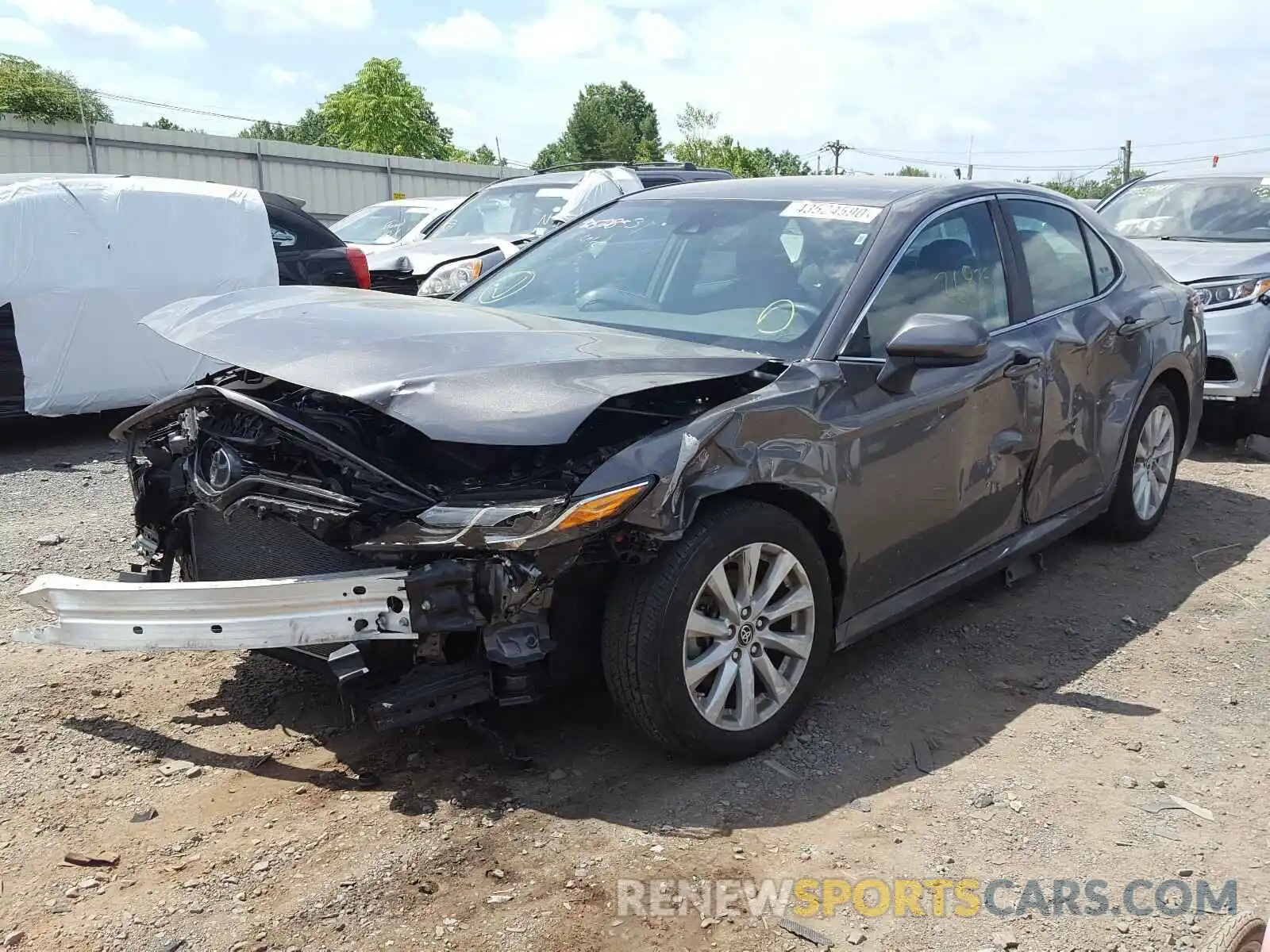 2 Photograph of a damaged car 4T1B11HK0KU256776 TOYOTA CAMRY 2019