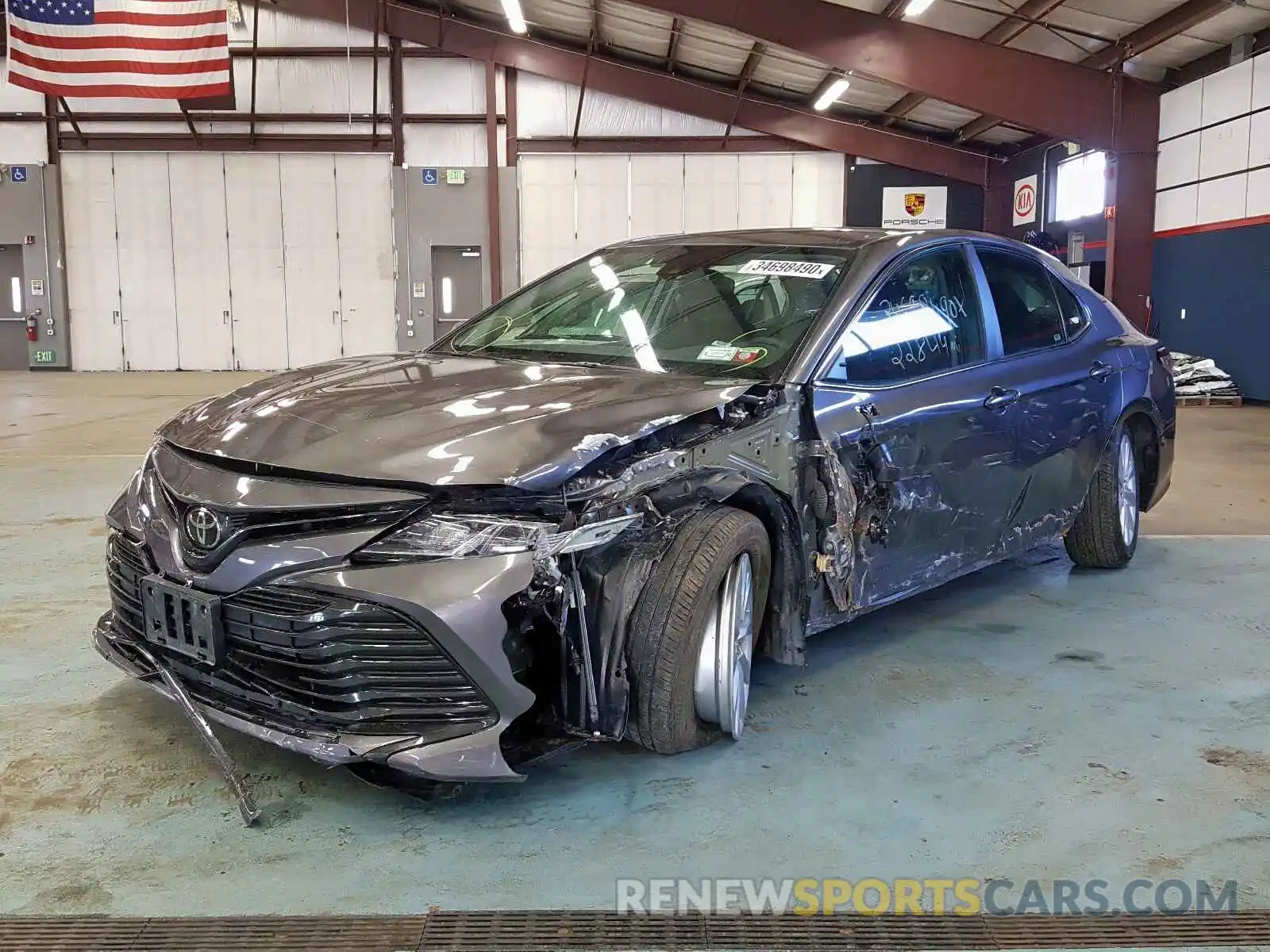 2 Photograph of a damaged car 4T1B11HK0KU257328 TOYOTA CAMRY 2019