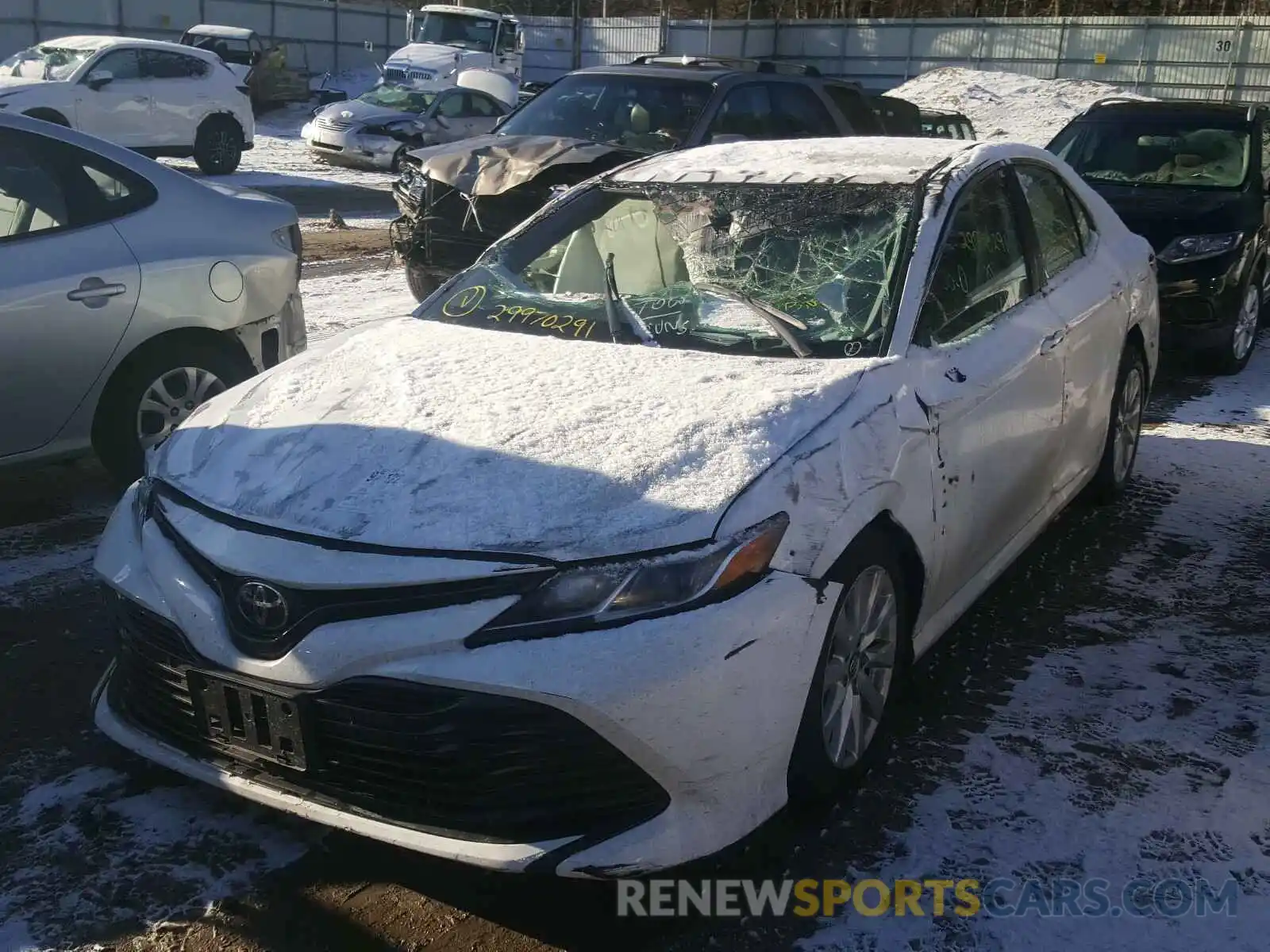 2 Photograph of a damaged car 4T1B11HK0KU258334 TOYOTA CAMRY 2019