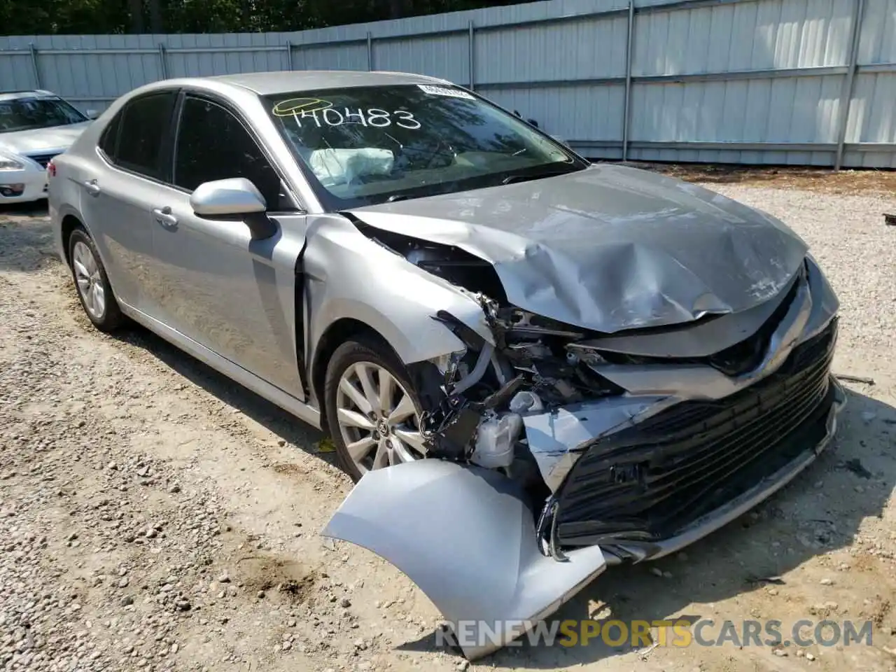 1 Photograph of a damaged car 4T1B11HK0KU259564 TOYOTA CAMRY 2019