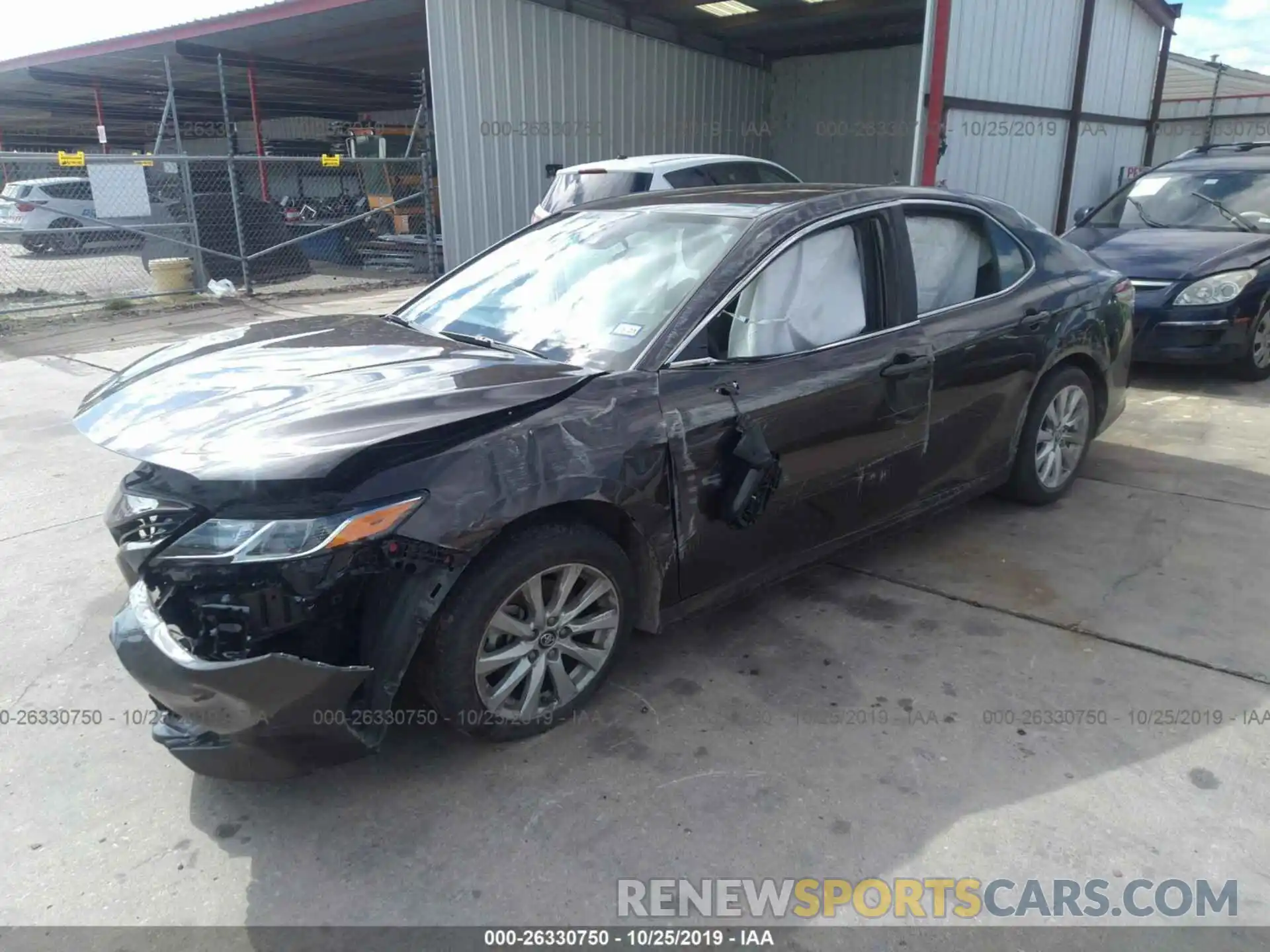 2 Photograph of a damaged car 4T1B11HK0KU260116 TOYOTA CAMRY 2019