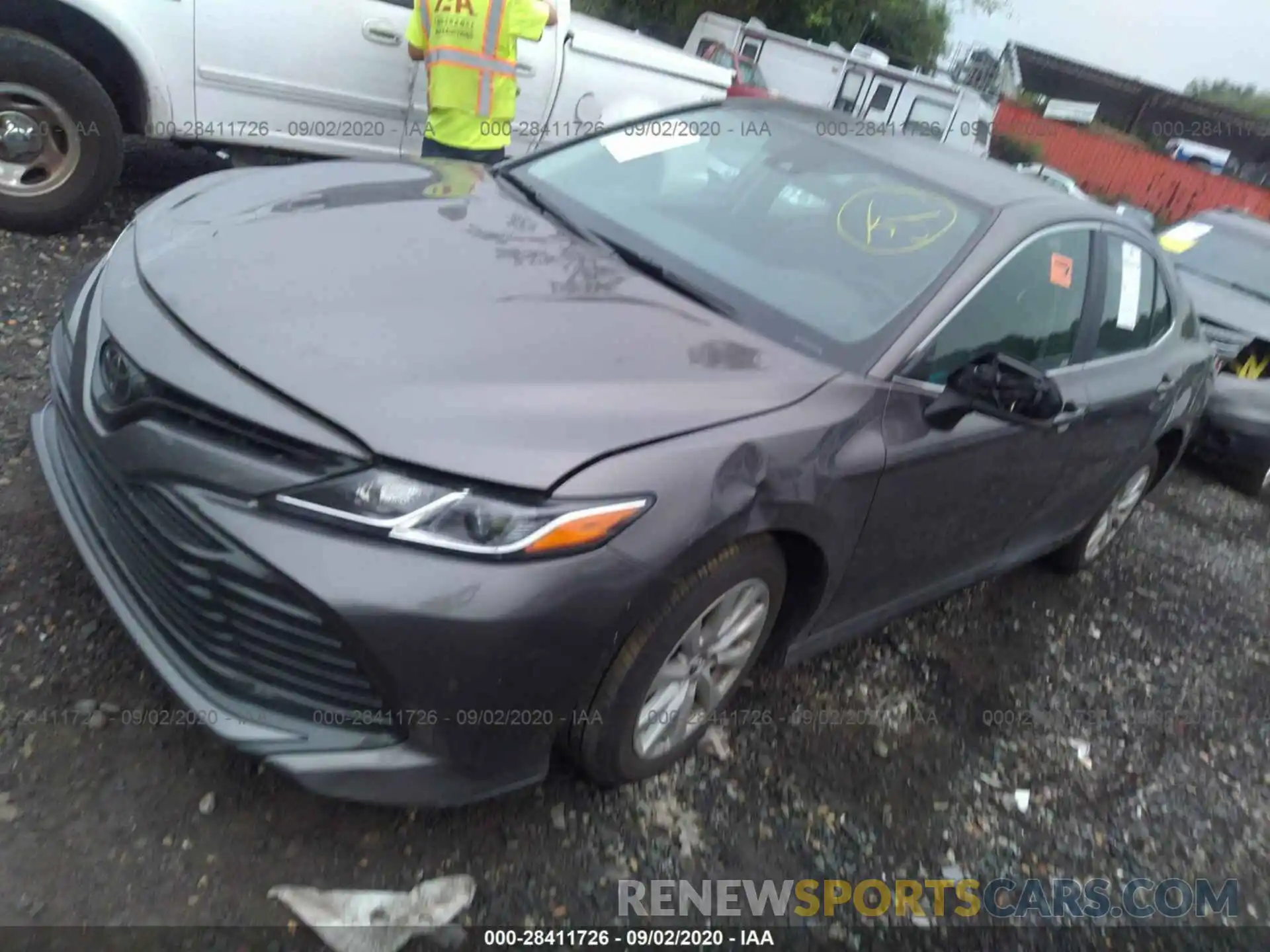 2 Photograph of a damaged car 4T1B11HK0KU260312 TOYOTA CAMRY 2019