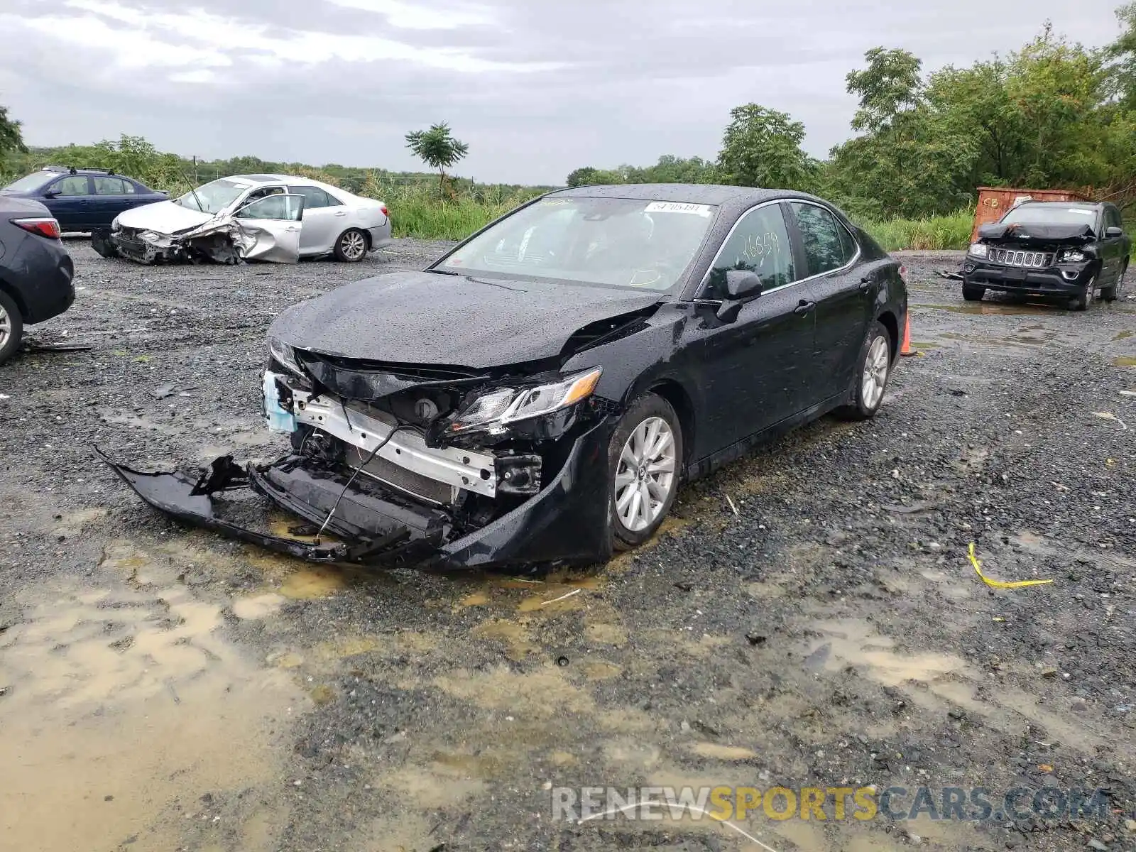 2 Photograph of a damaged car 4T1B11HK0KU261203 TOYOTA CAMRY 2019