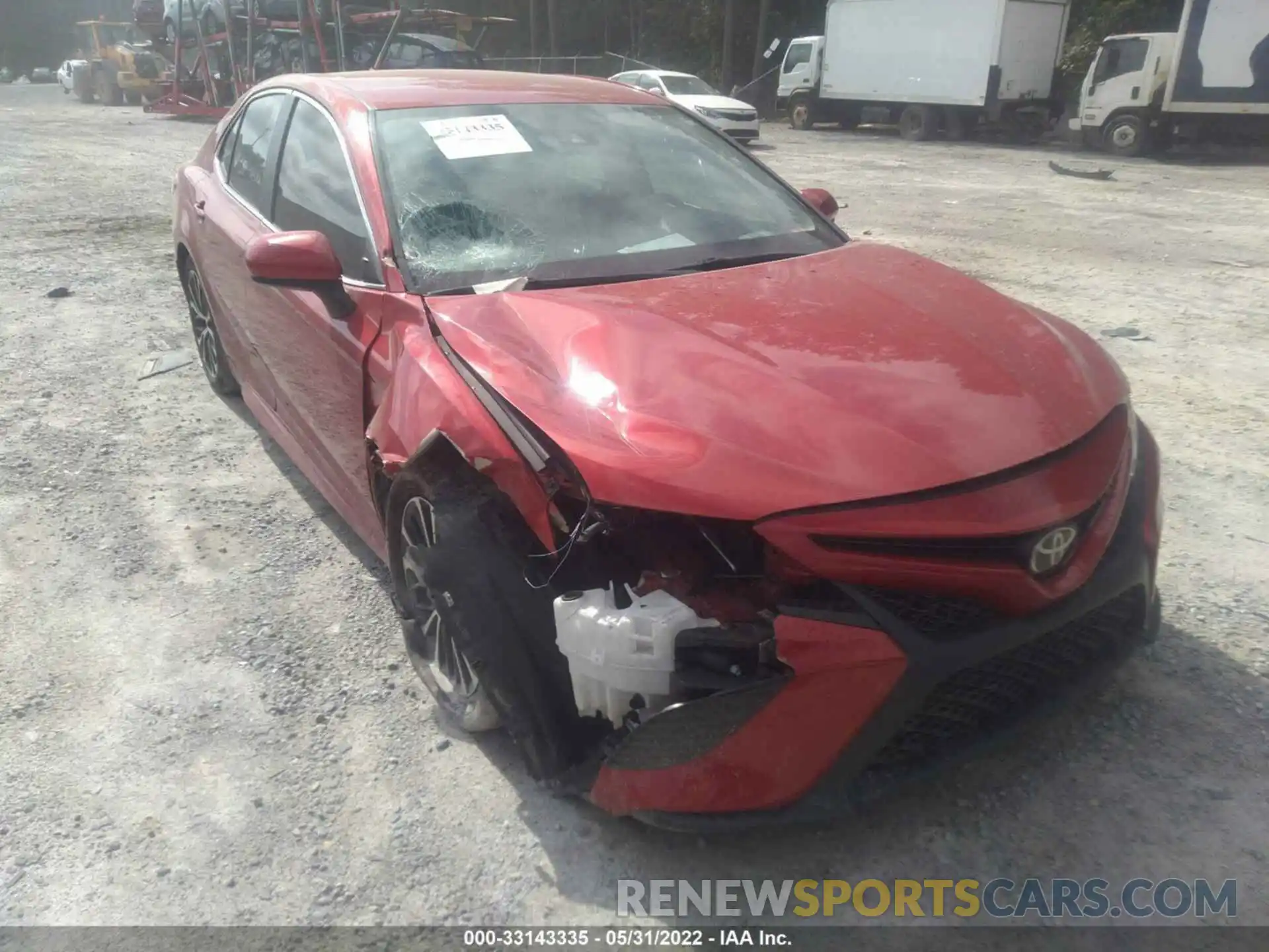 1 Photograph of a damaged car 4T1B11HK0KU262061 TOYOTA CAMRY 2019