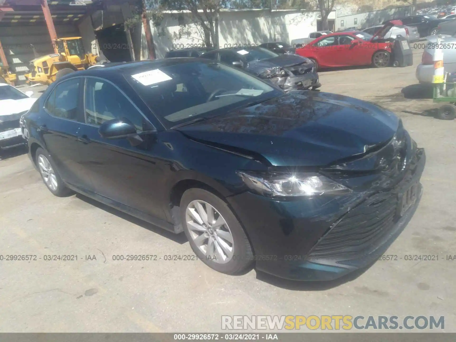 1 Фотография поврежденного автомобиля 4T1B11HK0KU263050 TOYOTA CAMRY 2019