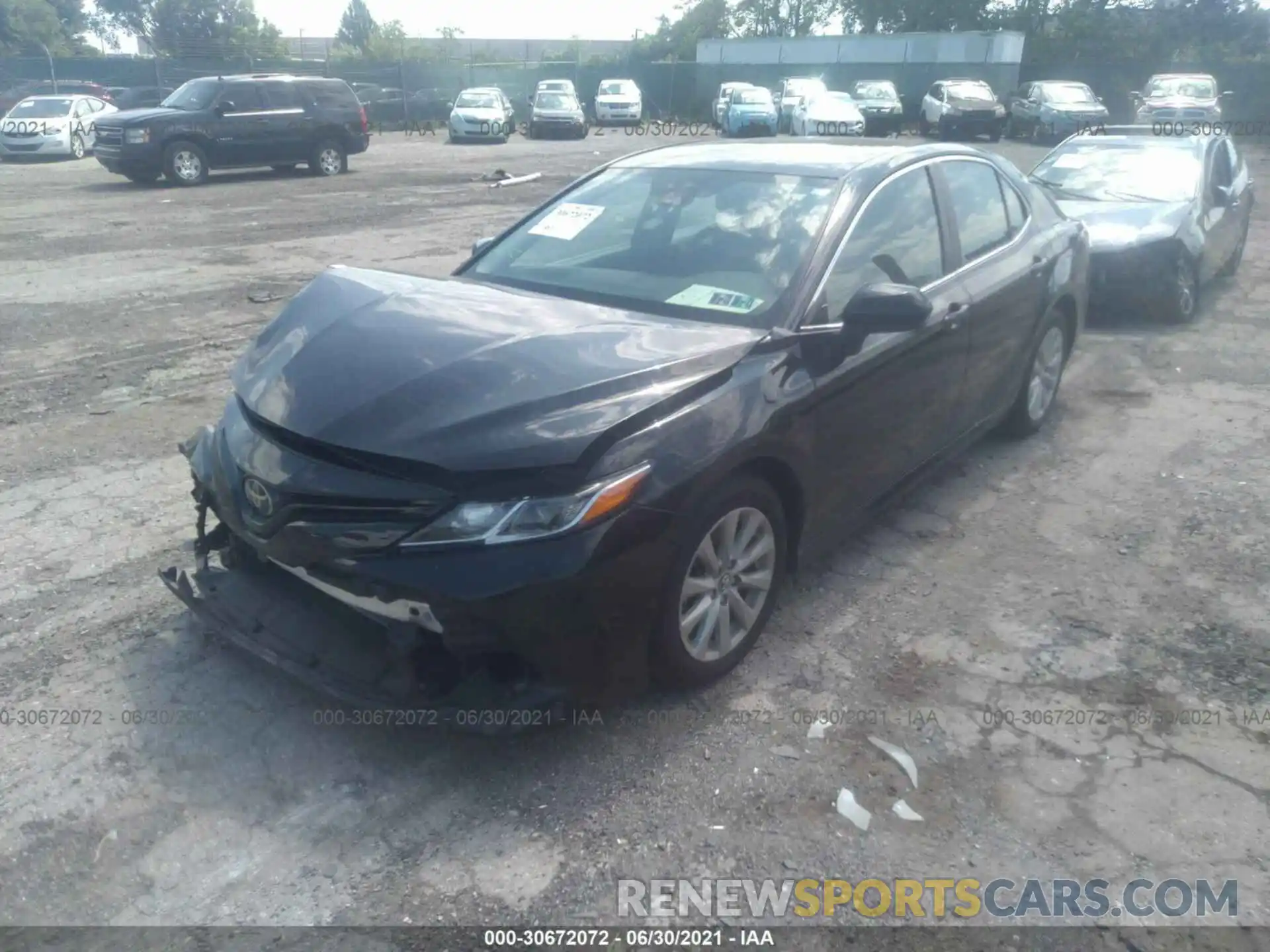 2 Photograph of a damaged car 4T1B11HK0KU264604 TOYOTA CAMRY 2019