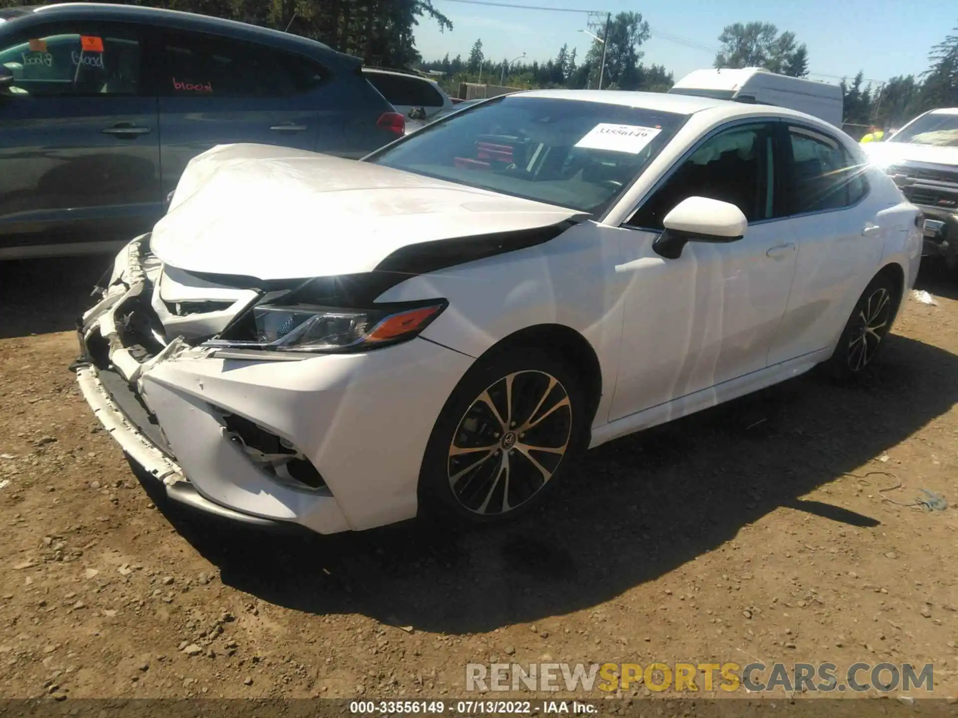 2 Photograph of a damaged car 4T1B11HK0KU265638 TOYOTA CAMRY 2019