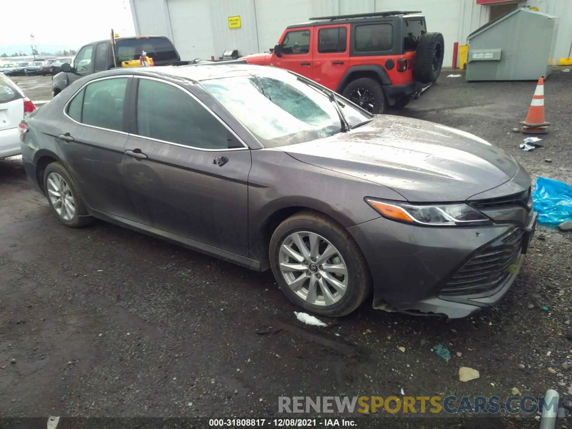 1 Photograph of a damaged car 4T1B11HK0KU266028 TOYOTA CAMRY 2019