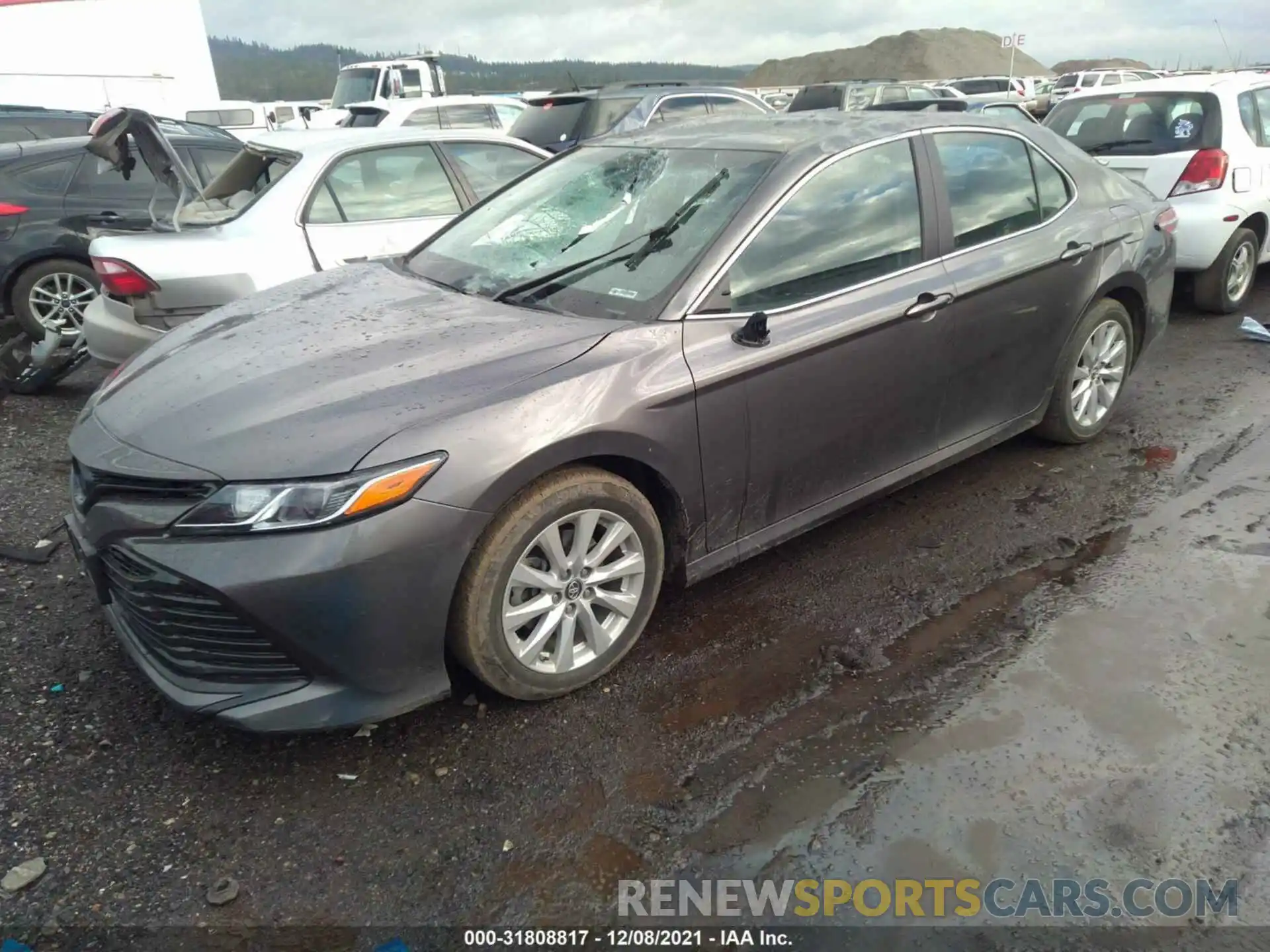 2 Photograph of a damaged car 4T1B11HK0KU266028 TOYOTA CAMRY 2019