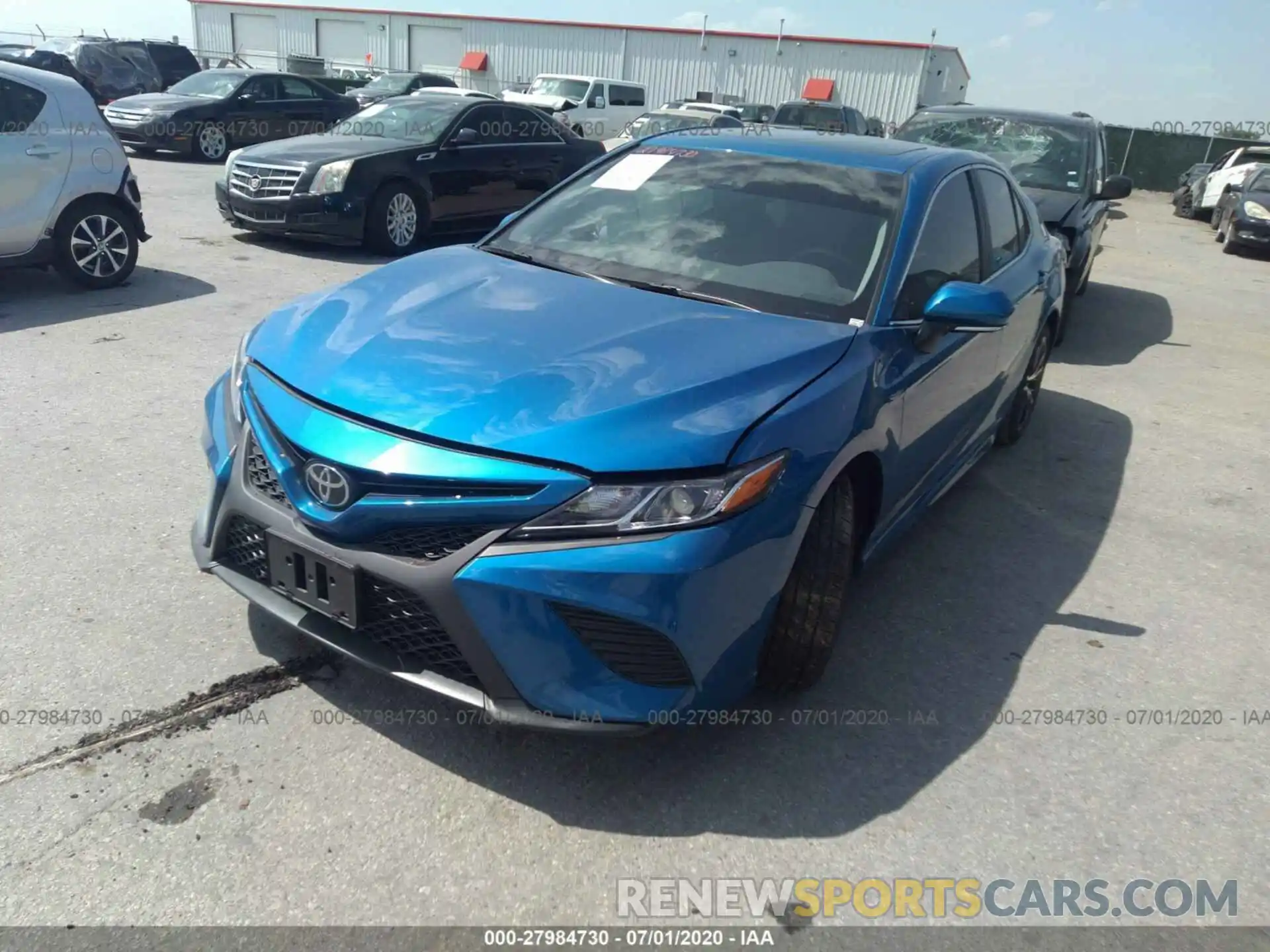 2 Photograph of a damaged car 4T1B11HK0KU266370 TOYOTA CAMRY 2019