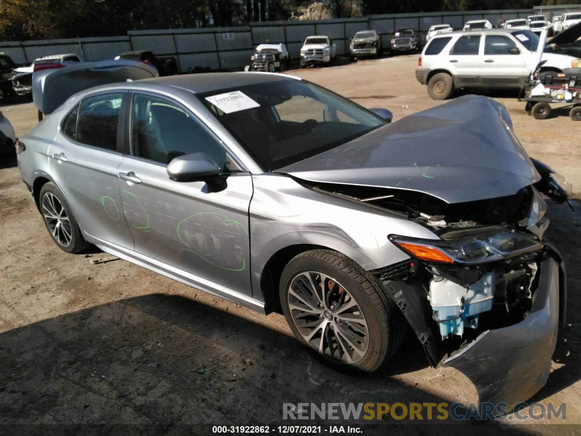 1 Photograph of a damaged car 4T1B11HK0KU266501 TOYOTA CAMRY 2019