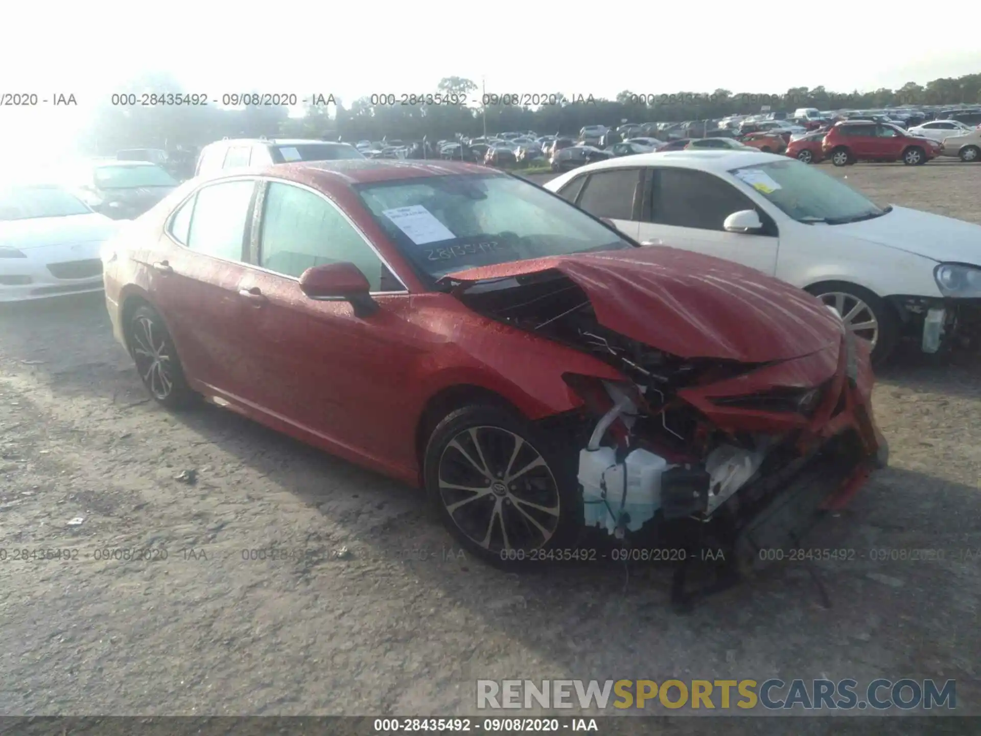 1 Photograph of a damaged car 4T1B11HK0KU268538 TOYOTA CAMRY 2019