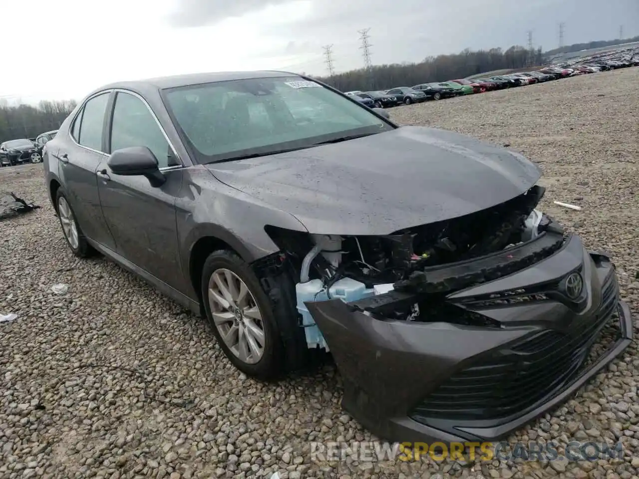 1 Photograph of a damaged car 4T1B11HK0KU268927 TOYOTA CAMRY 2019