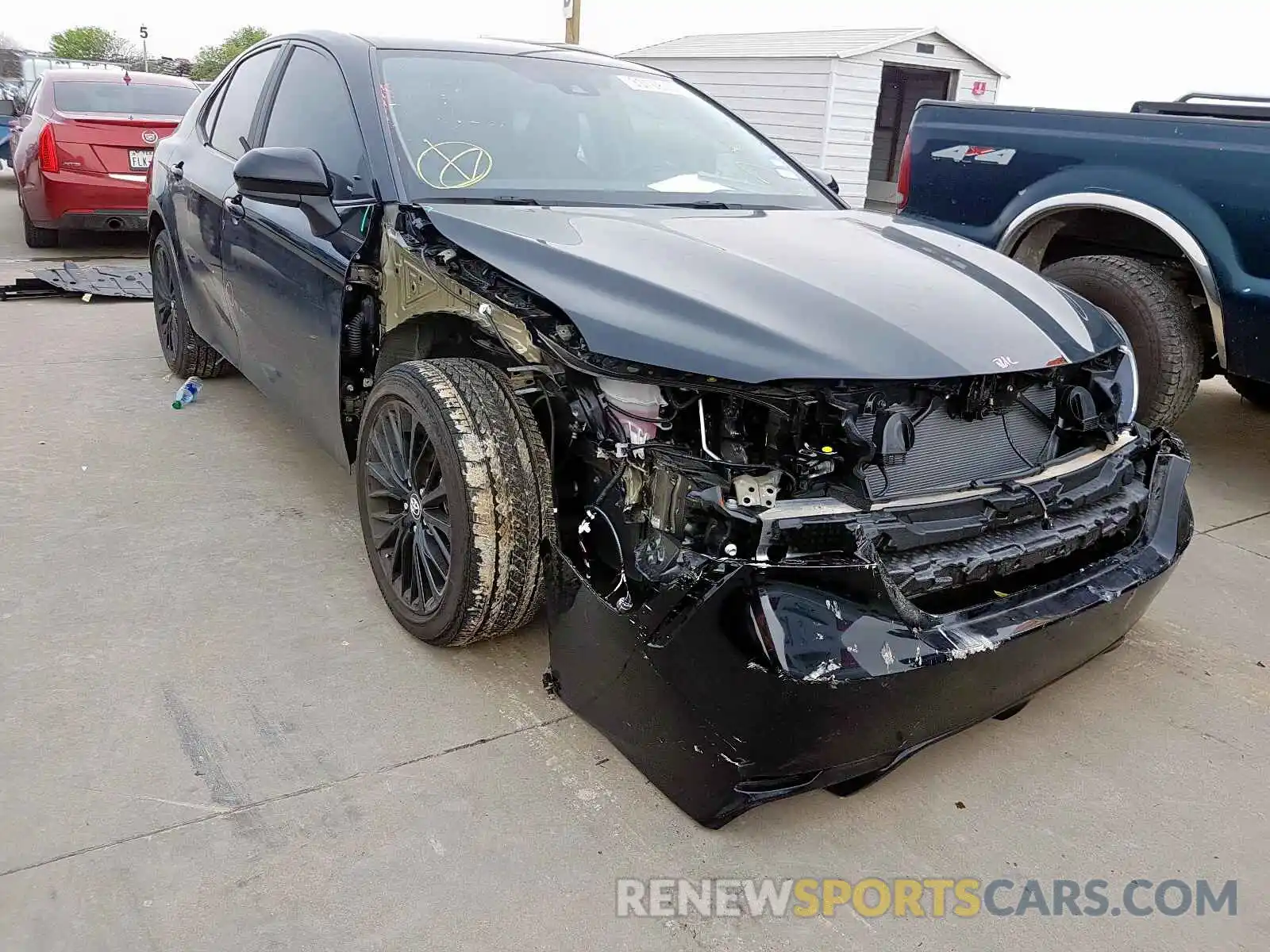 1 Photograph of a damaged car 4T1B11HK0KU269382 TOYOTA CAMRY 2019