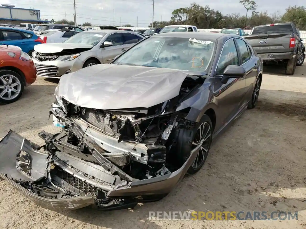 2 Photograph of a damaged car 4T1B11HK0KU271844 TOYOTA CAMRY 2019