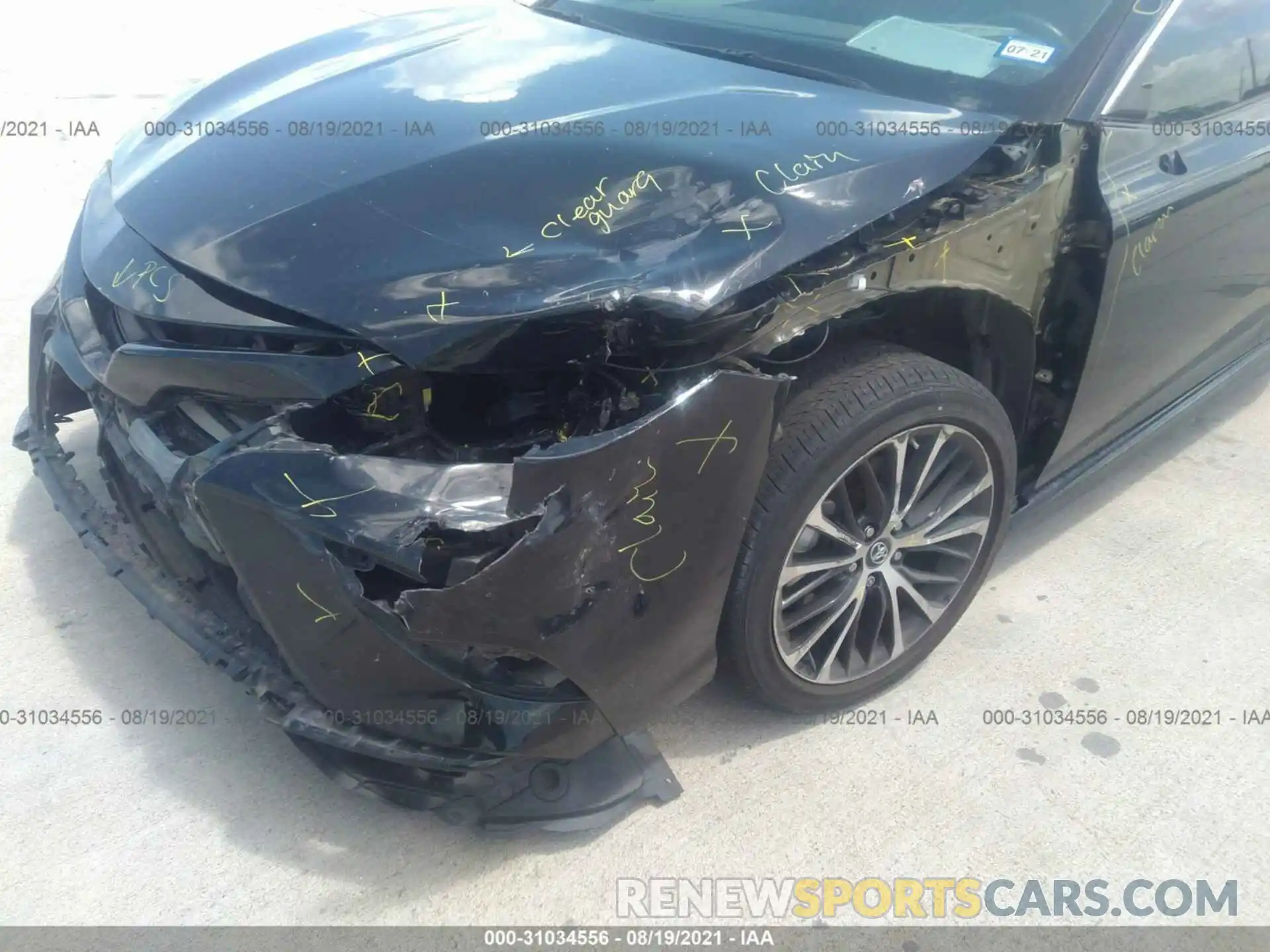 6 Photograph of a damaged car 4T1B11HK0KU274839 TOYOTA CAMRY 2019