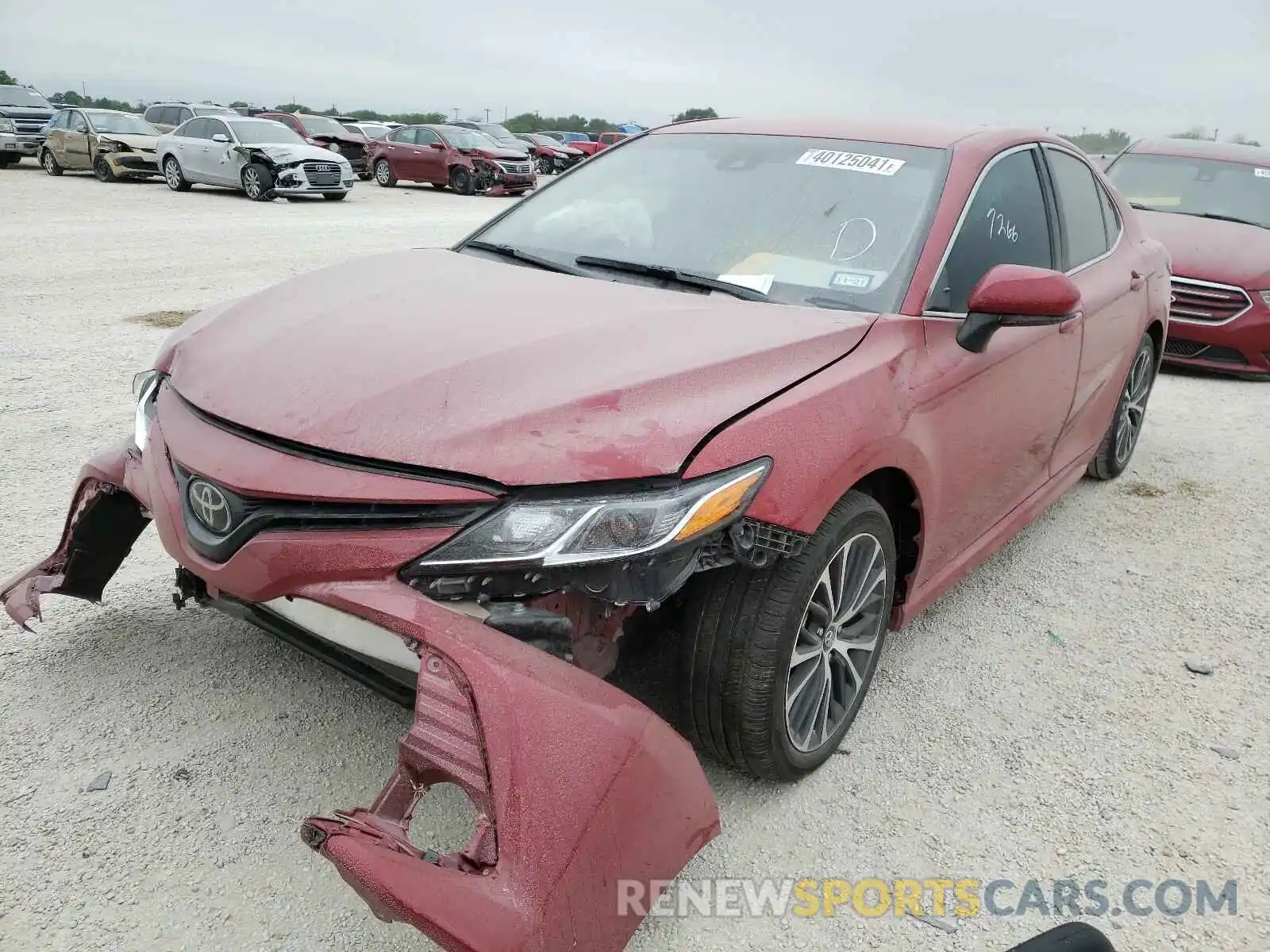 2 Photograph of a damaged car 4T1B11HK0KU277451 TOYOTA CAMRY 2019