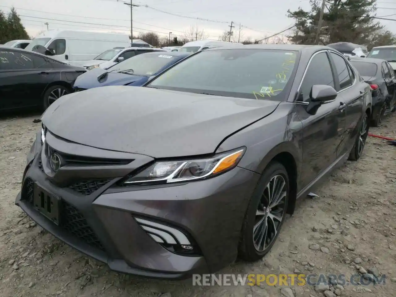 2 Photograph of a damaged car 4T1B11HK0KU280186 TOYOTA CAMRY 2019