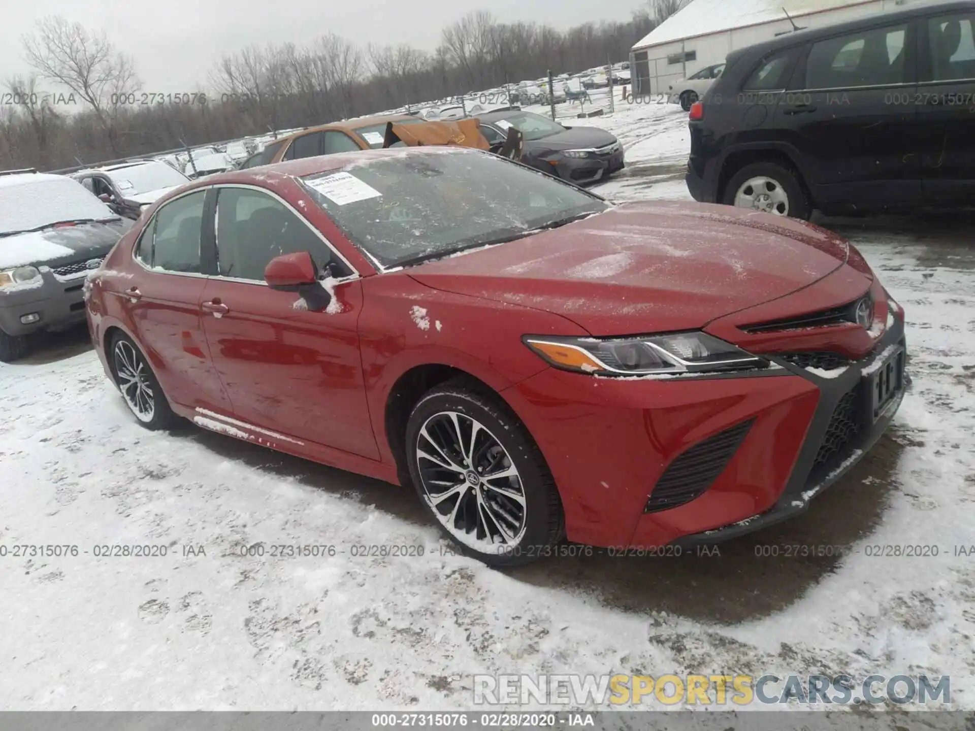 1 Photograph of a damaged car 4T1B11HK0KU286862 TOYOTA CAMRY 2019