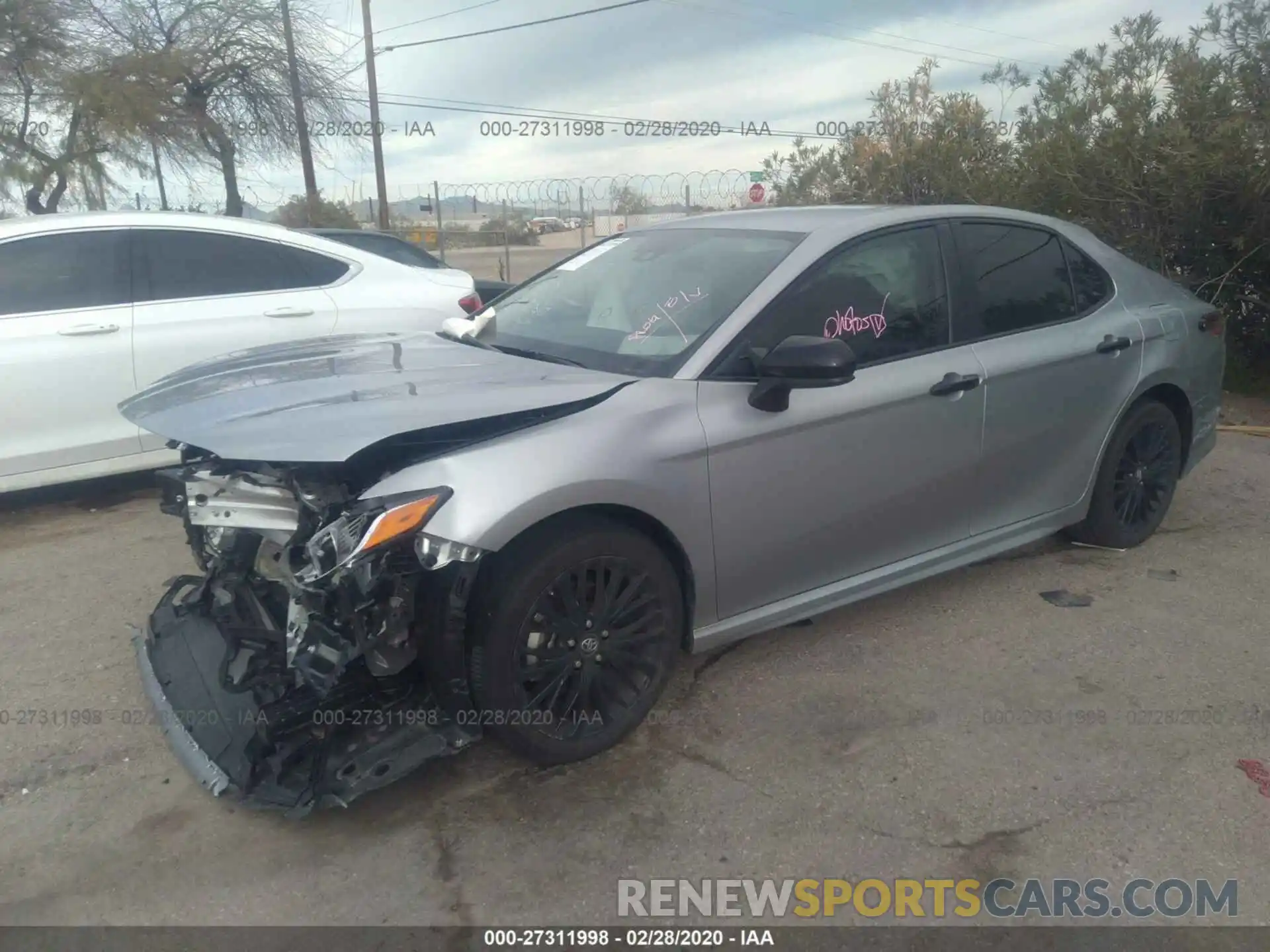 2 Photograph of a damaged car 4T1B11HK0KU288398 TOYOTA CAMRY 2019