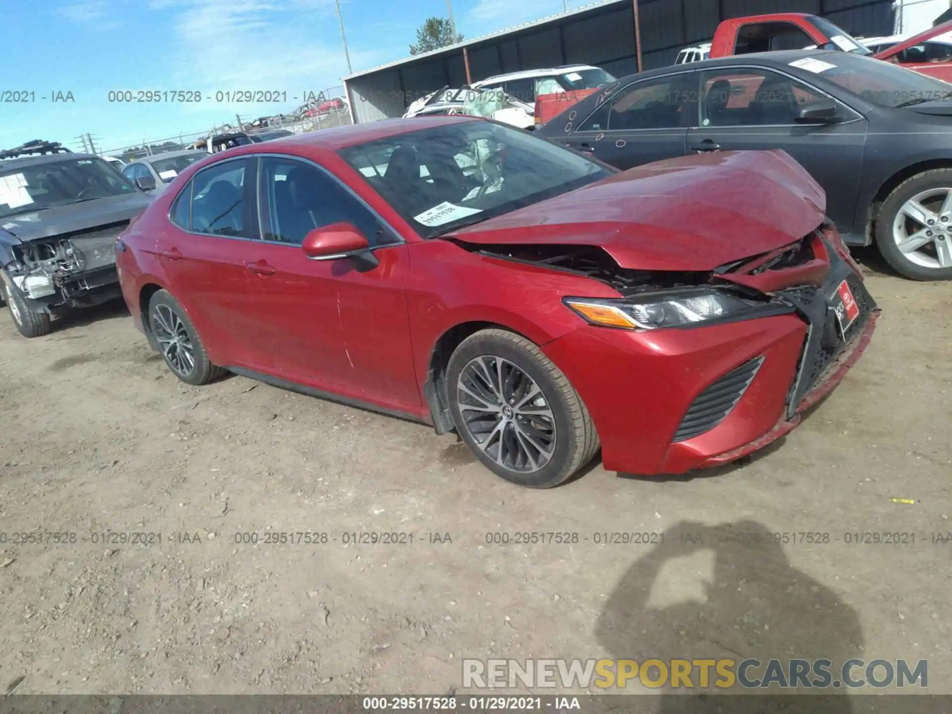 1 Photograph of a damaged car 4T1B11HK0KU289115 TOYOTA CAMRY 2019