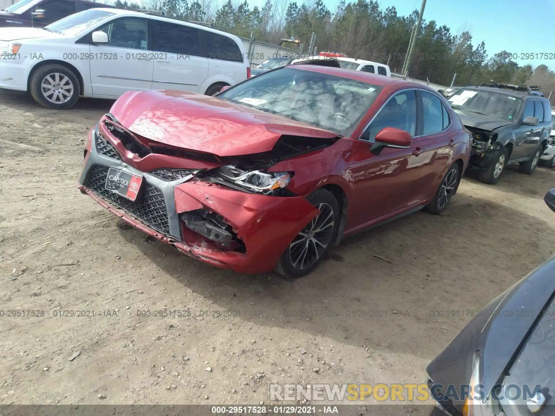 2 Photograph of a damaged car 4T1B11HK0KU289115 TOYOTA CAMRY 2019