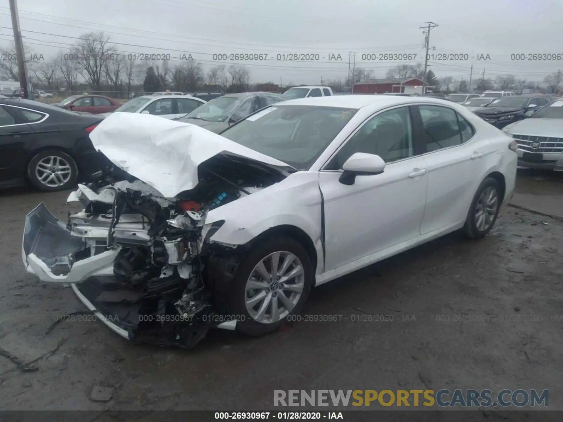 2 Photograph of a damaged car 4T1B11HK0KU289275 TOYOTA CAMRY 2019