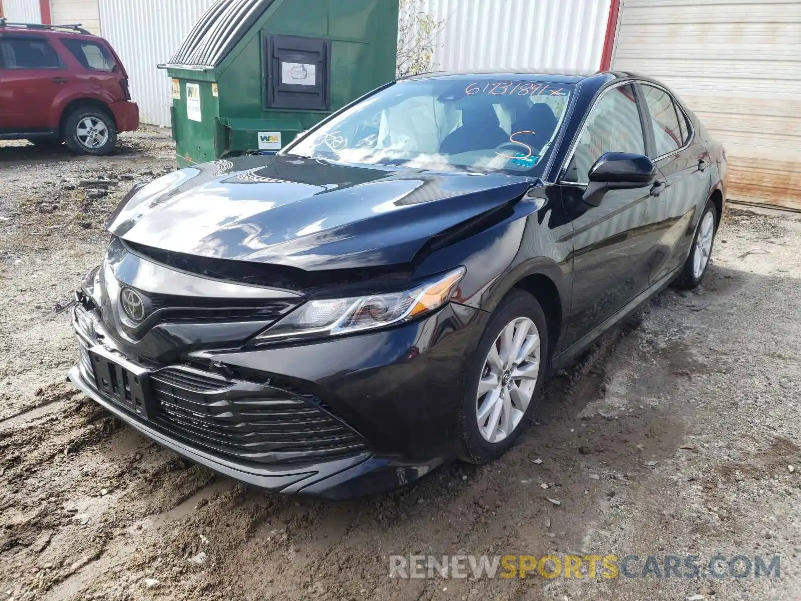 2 Photograph of a damaged car 4T1B11HK0KU289678 TOYOTA CAMRY 2019