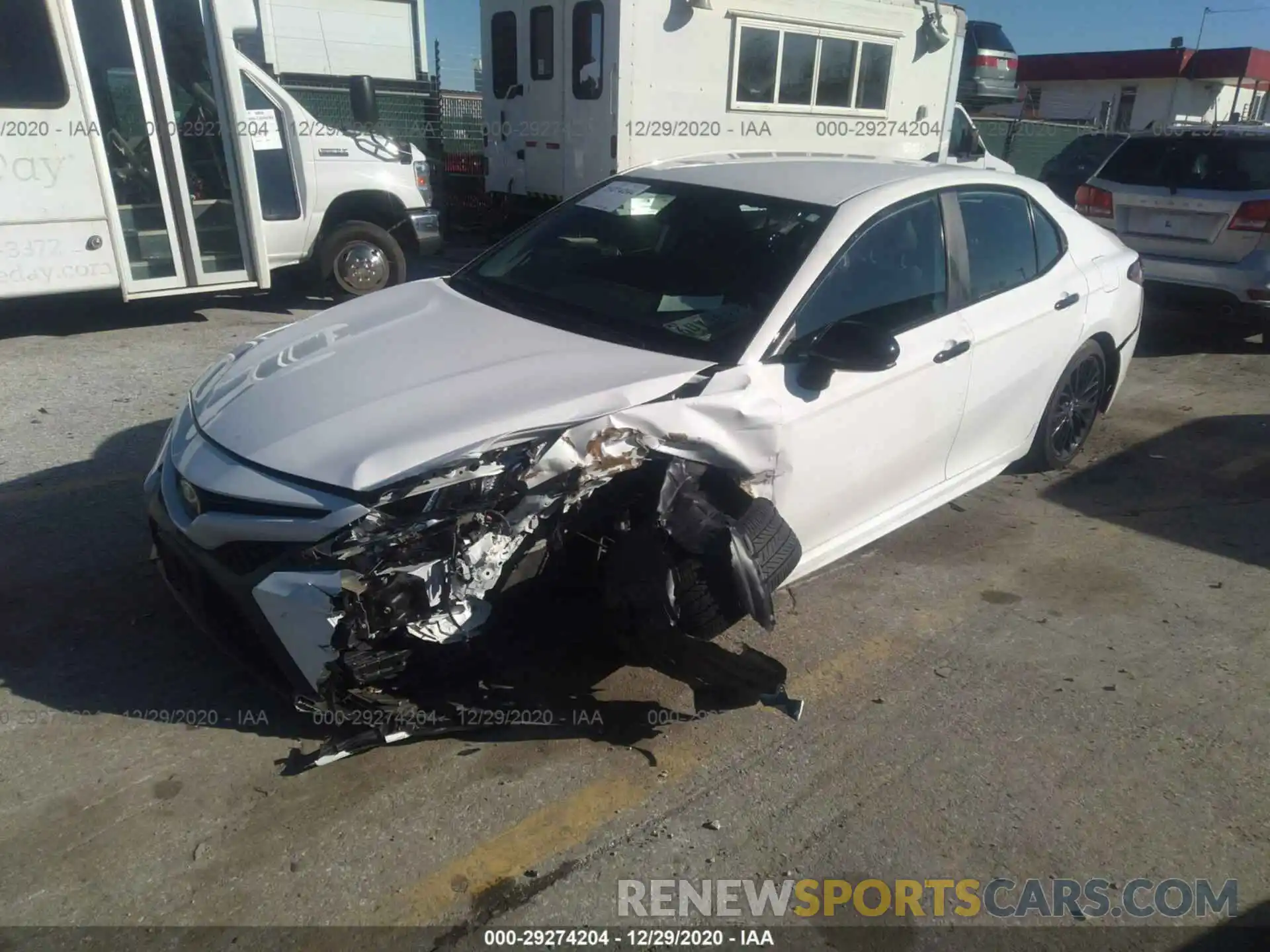 2 Photograph of a damaged car 4T1B11HK0KU290765 TOYOTA CAMRY 2019