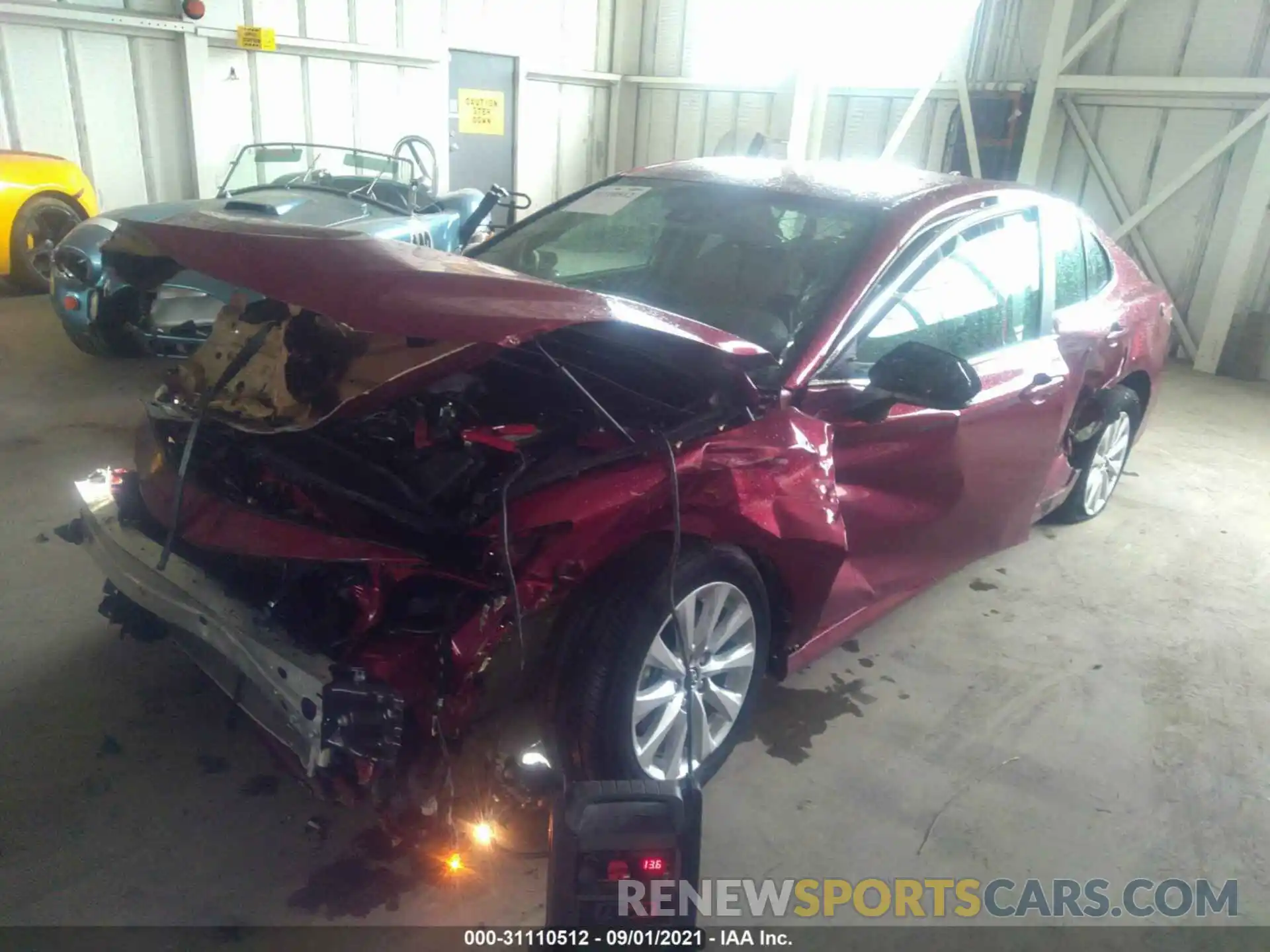 2 Photograph of a damaged car 4T1B11HK0KU291124 TOYOTA CAMRY 2019