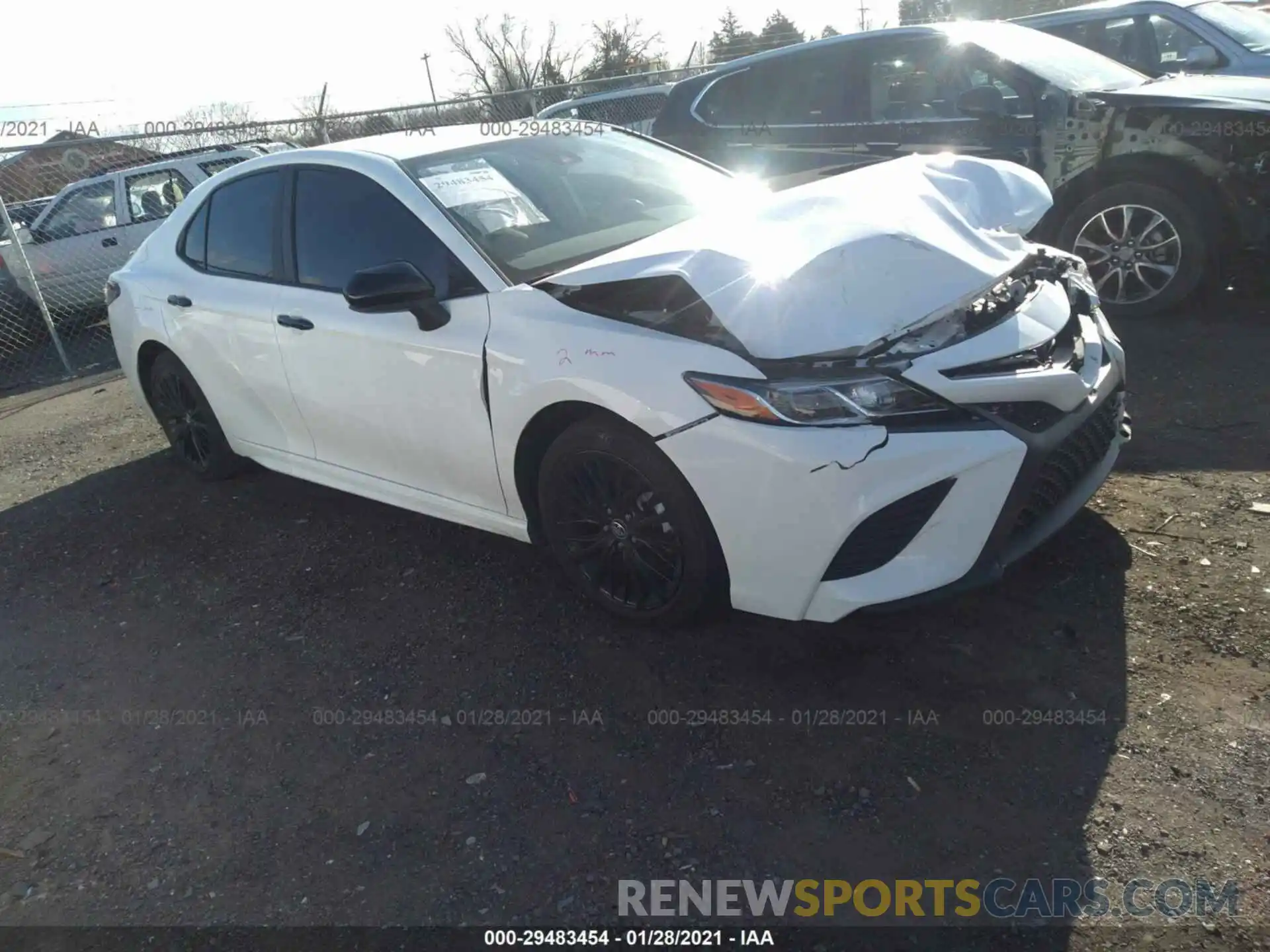 1 Photograph of a damaged car 4T1B11HK0KU294556 TOYOTA CAMRY 2019