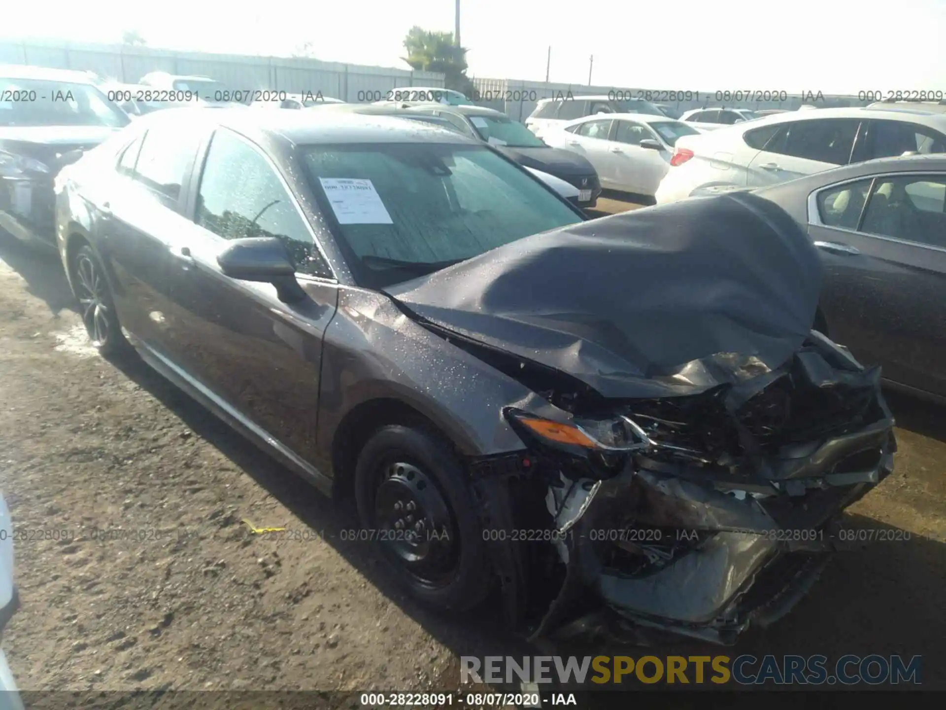 1 Photograph of a damaged car 4T1B11HK0KU297053 TOYOTA CAMRY 2019