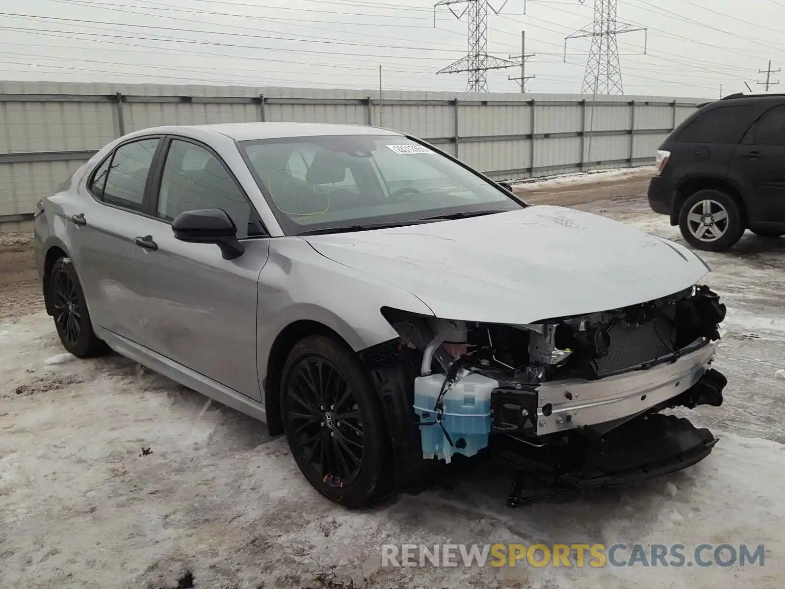 1 Photograph of a damaged car 4T1B11HK0KU297232 TOYOTA CAMRY 2019