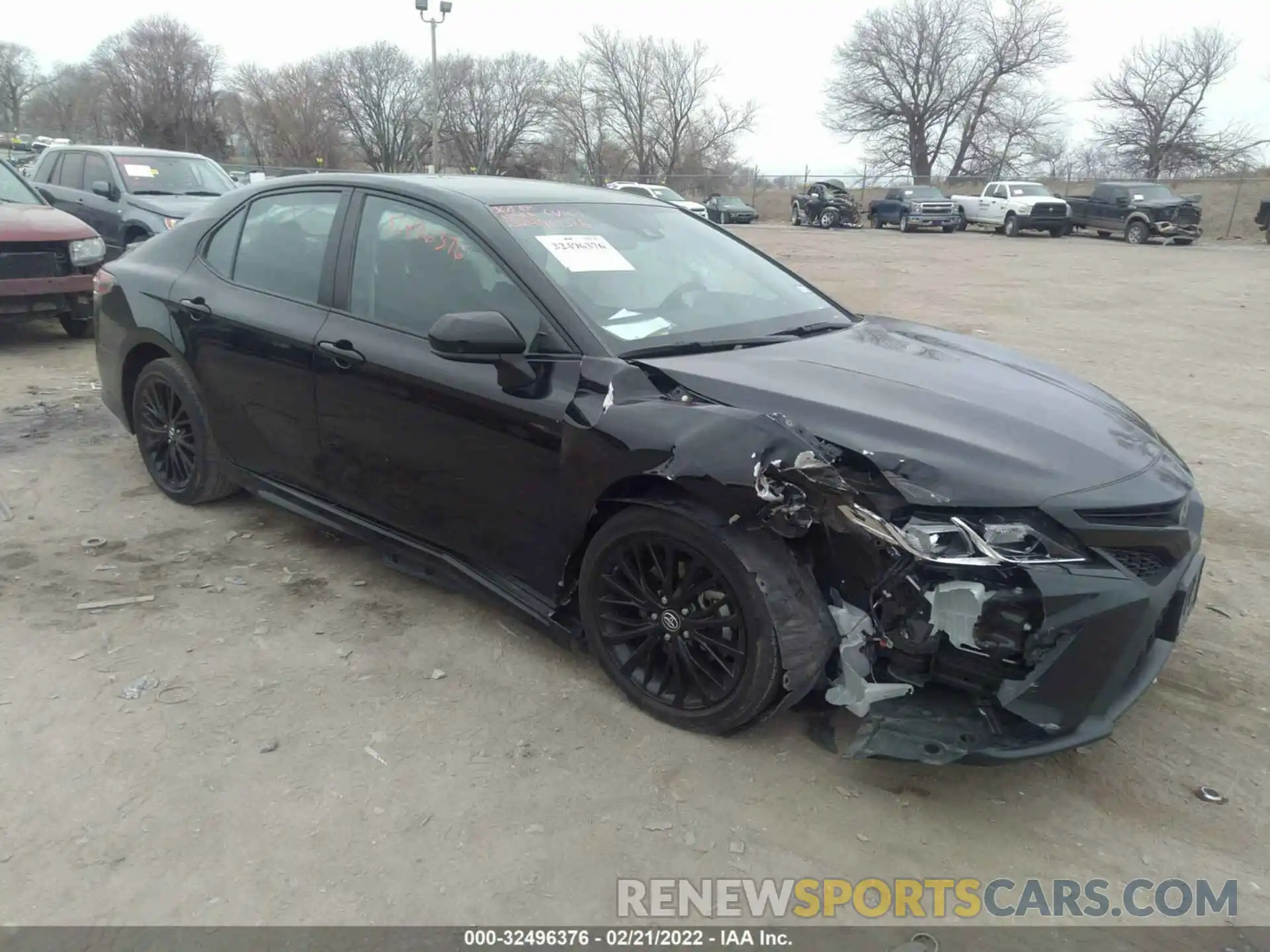 1 Photograph of a damaged car 4T1B11HK0KU297568 TOYOTA CAMRY 2019