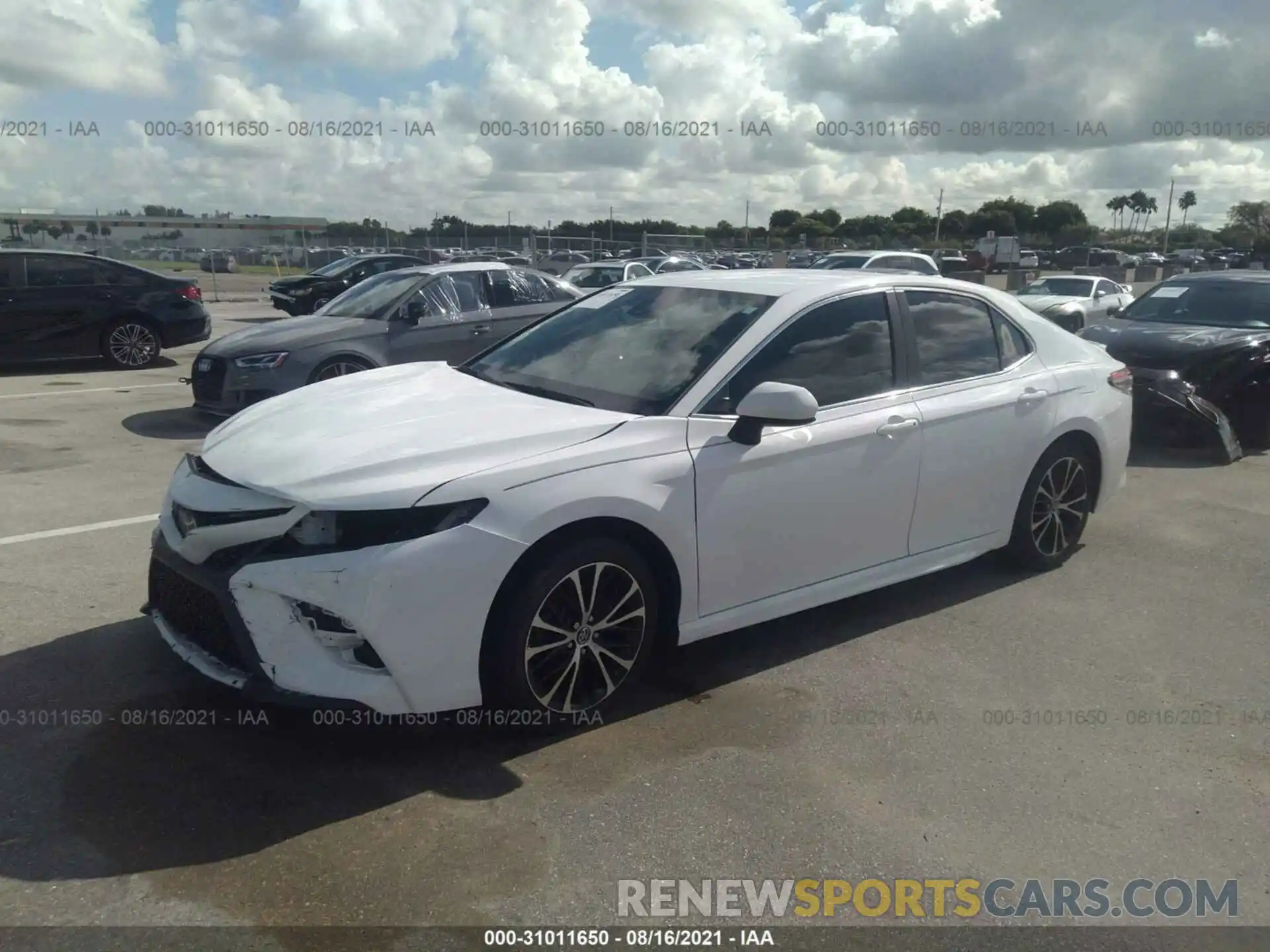 2 Photograph of a damaged car 4T1B11HK0KU298784 TOYOTA CAMRY 2019