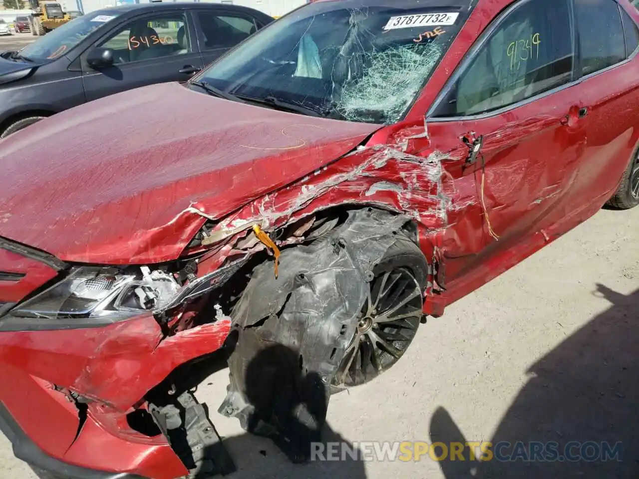 9 Photograph of a damaged car 4T1B11HK0KU299871 TOYOTA CAMRY 2019