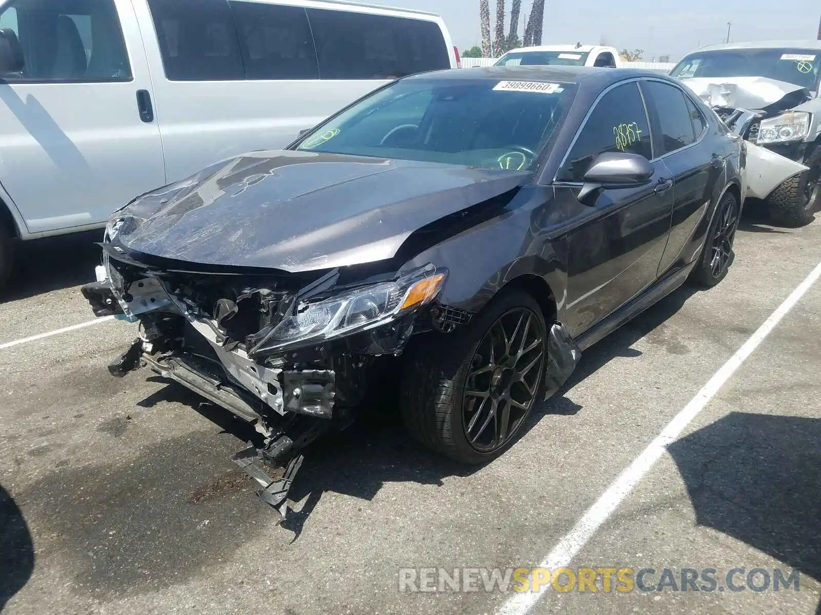 2 Photograph of a damaged car 4T1B11HK0KU680863 TOYOTA CAMRY 2019