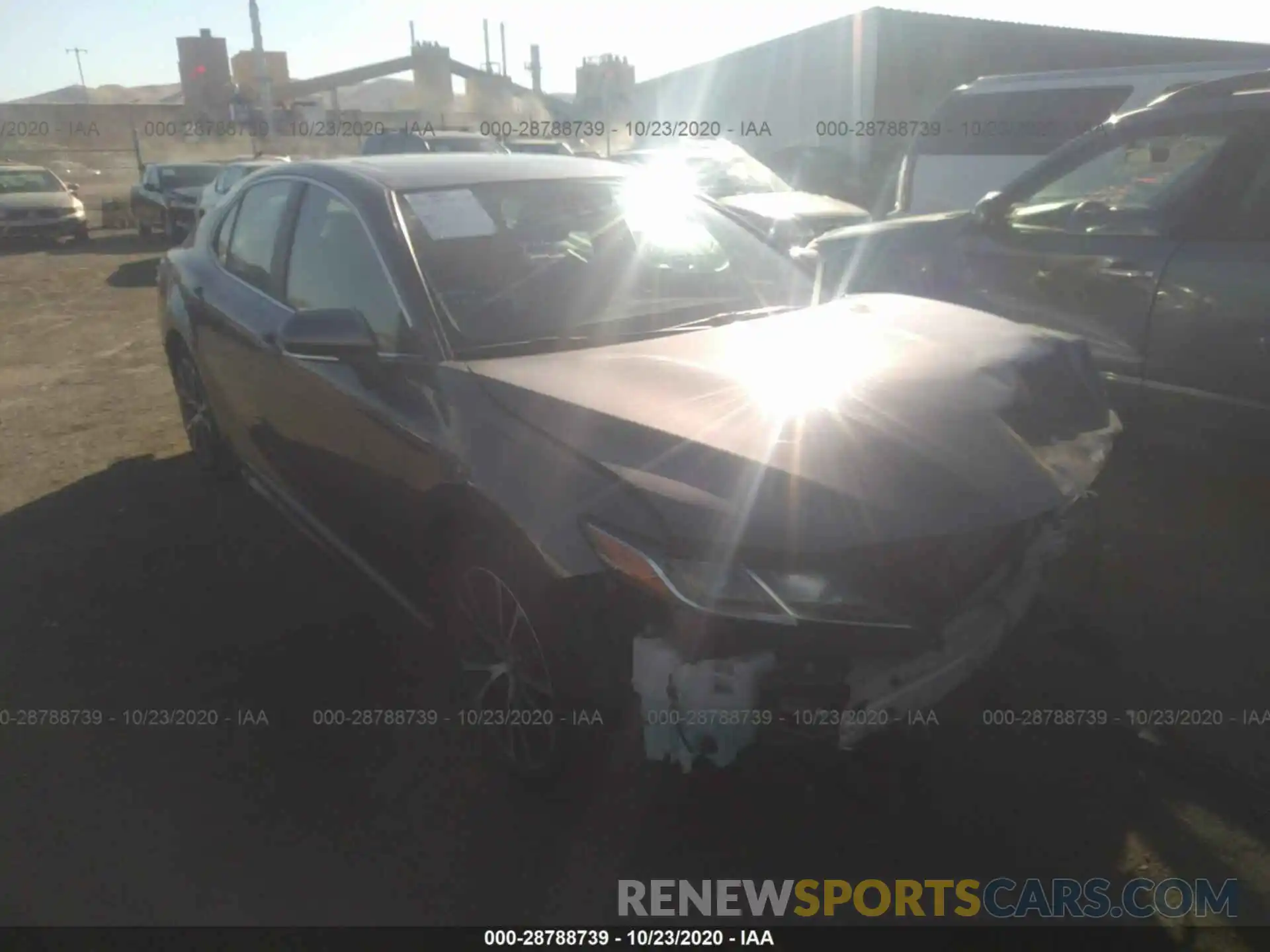 1 Photograph of a damaged car 4T1B11HK0KU681494 TOYOTA CAMRY 2019