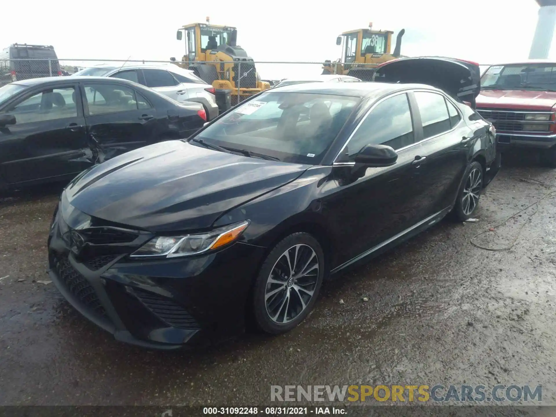 2 Photograph of a damaged car 4T1B11HK0KU687635 TOYOTA CAMRY 2019