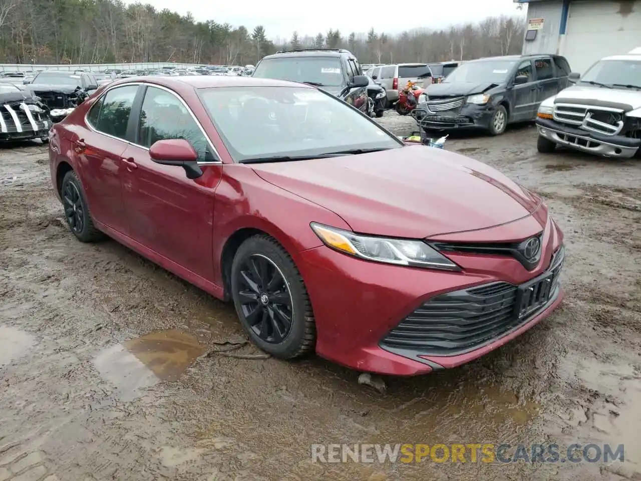 1 Photograph of a damaged car 4T1B11HK0KU690342 TOYOTA CAMRY 2019