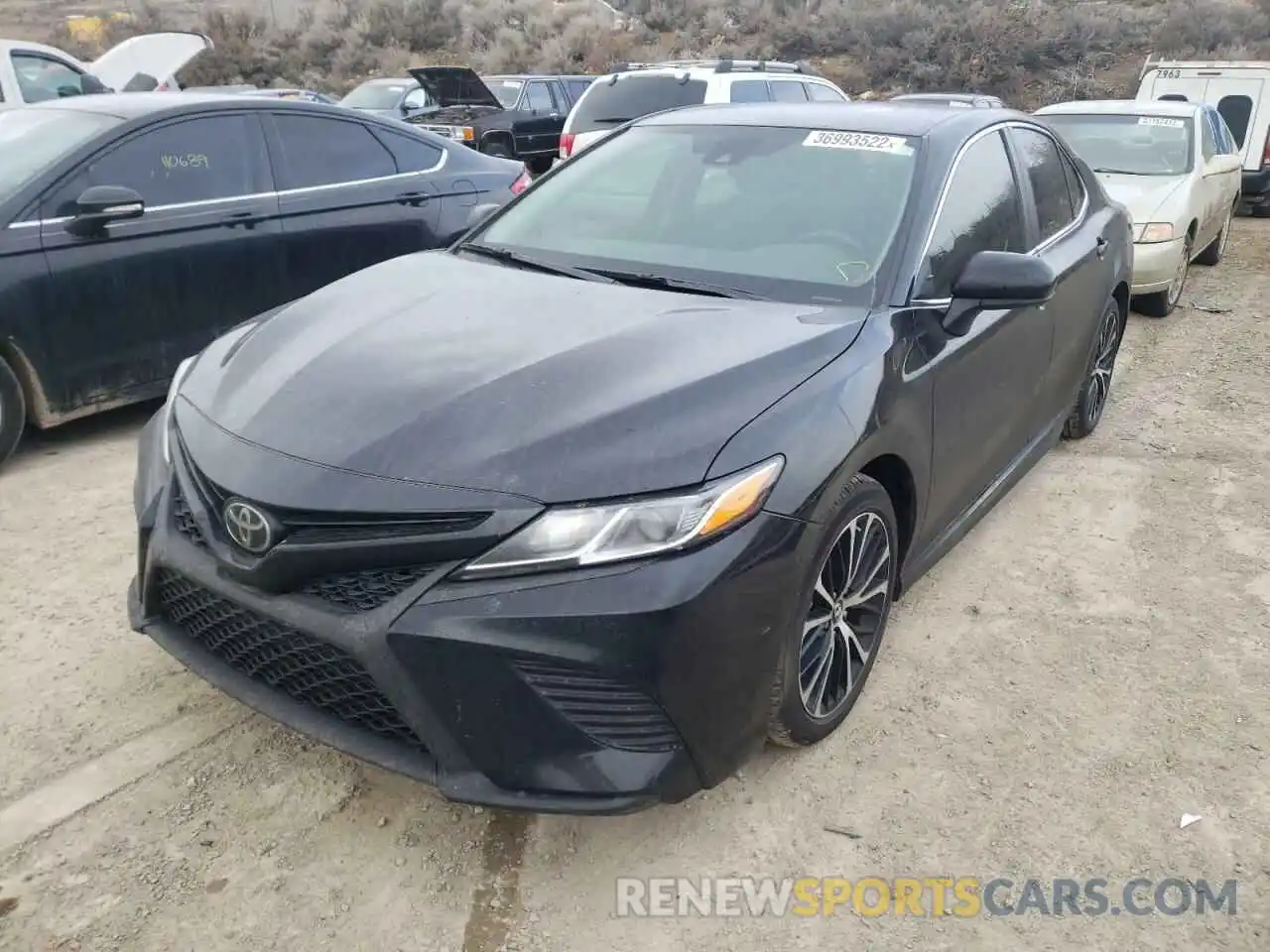 2 Photograph of a damaged car 4T1B11HK0KU690745 TOYOTA CAMRY 2019