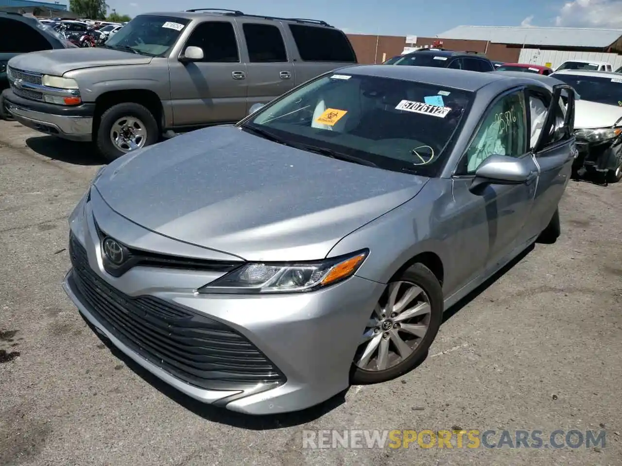 2 Photograph of a damaged car 4T1B11HK0KU691314 TOYOTA CAMRY 2019