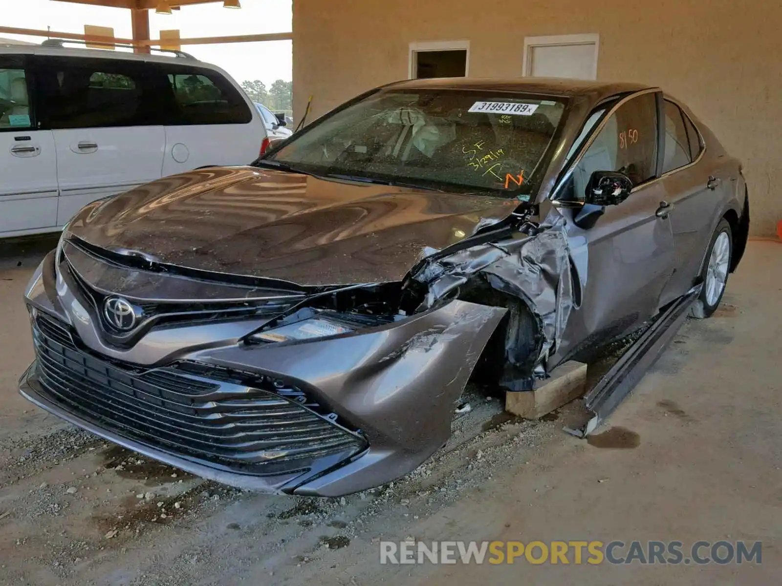 2 Photograph of a damaged car 4T1B11HK0KU693872 TOYOTA CAMRY 2019