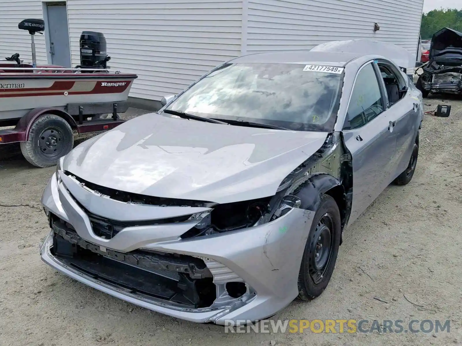 2 Photograph of a damaged car 4T1B11HK0KU694861 TOYOTA CAMRY 2019